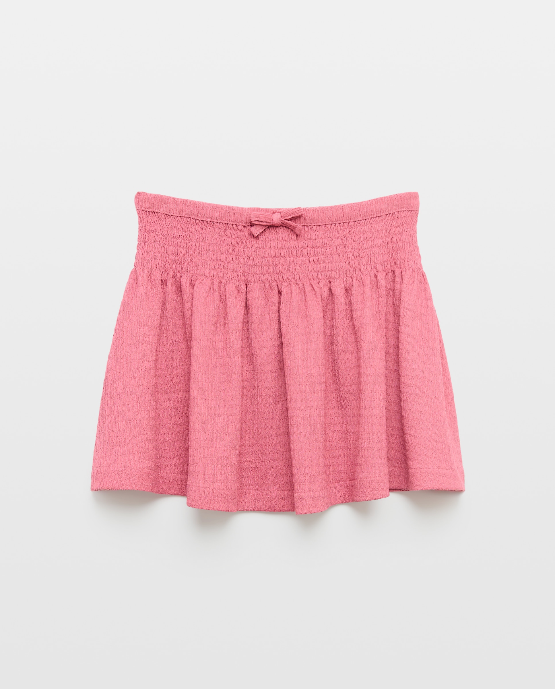 Saia Enrugada Lisa 230 Rosa Escuro-5