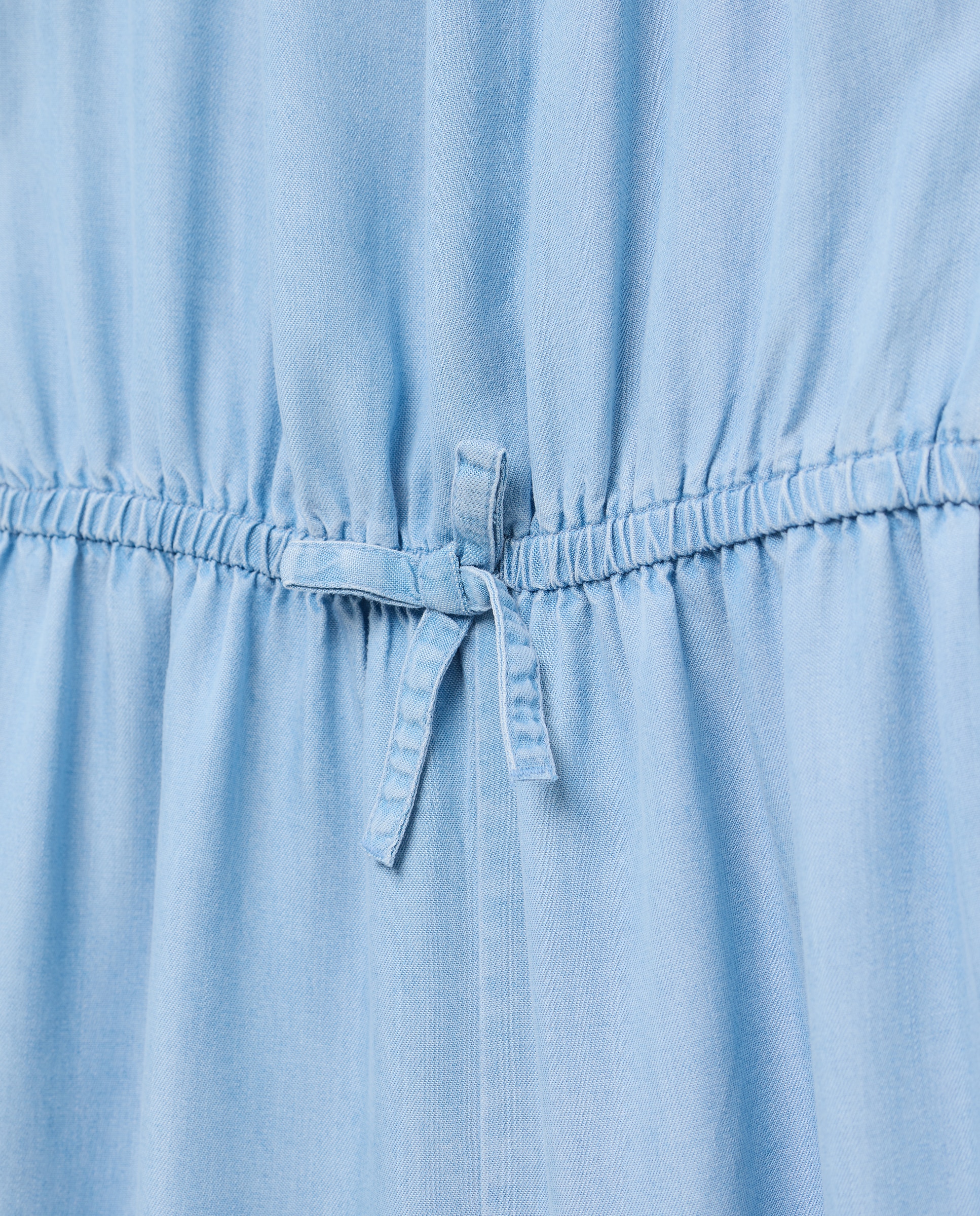 Macacão com Manga pelo Cotovelo e Alças de Tencel Kids El Corte Inglés Azul pálido-6