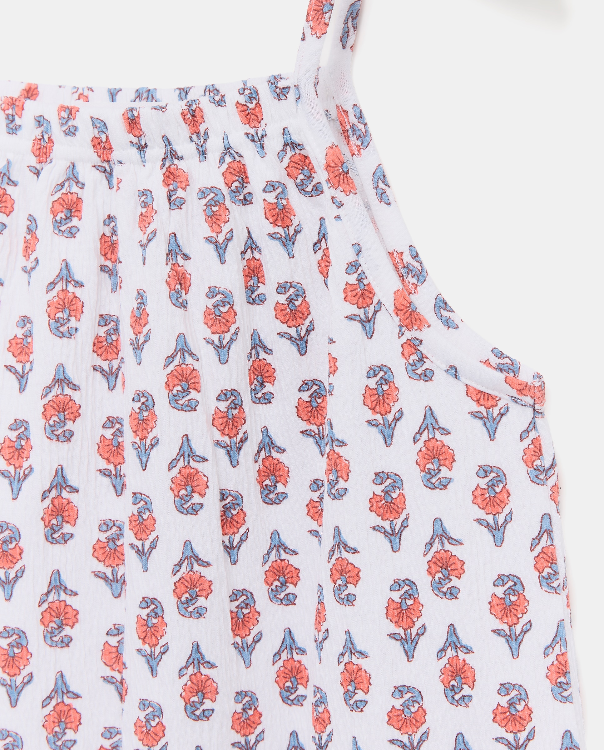 Macacão Curto com Estampado de Símbolos Índios Kids El Corte Inglés Branco-5