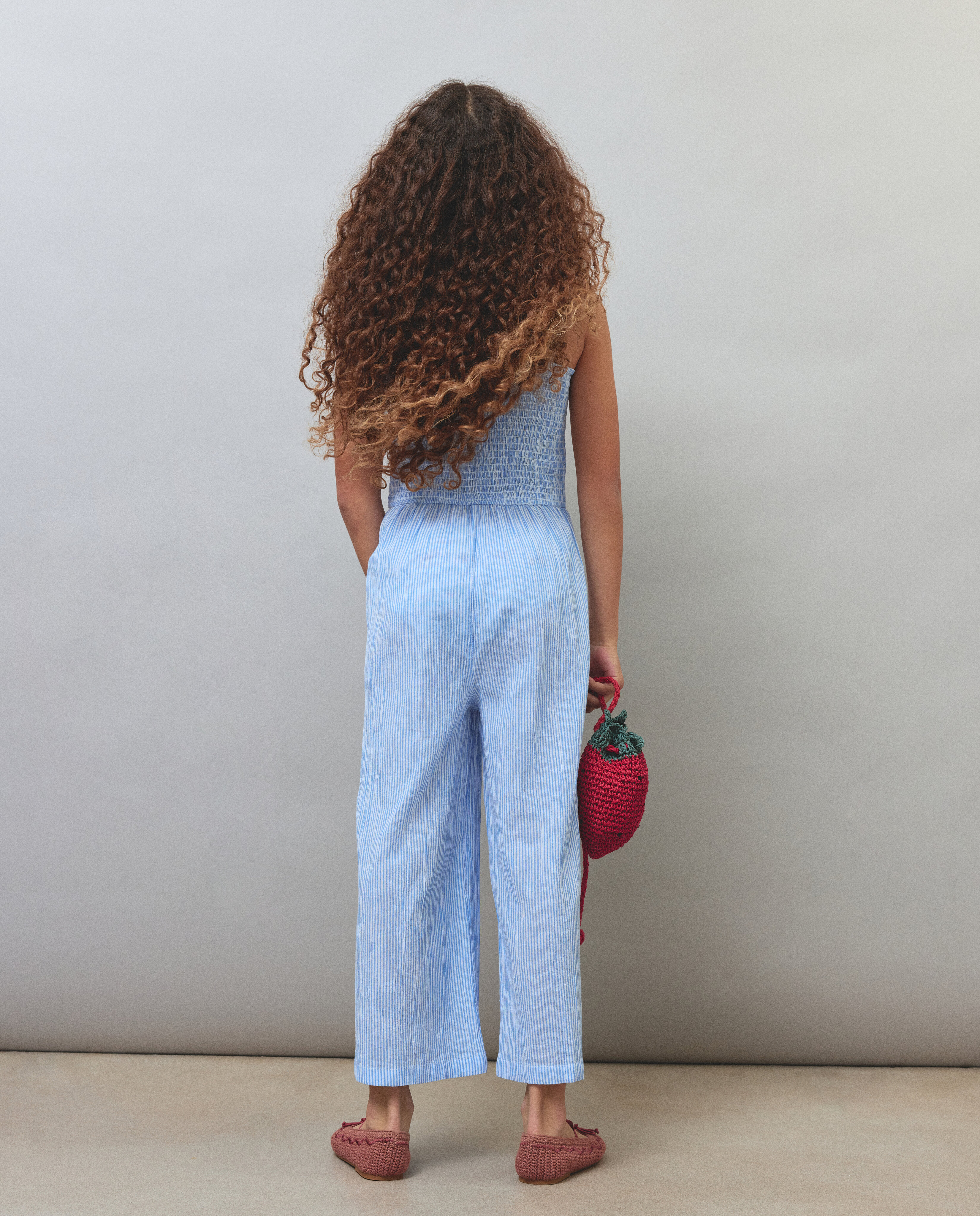 Macacão Comprido com Alças Azul-3
