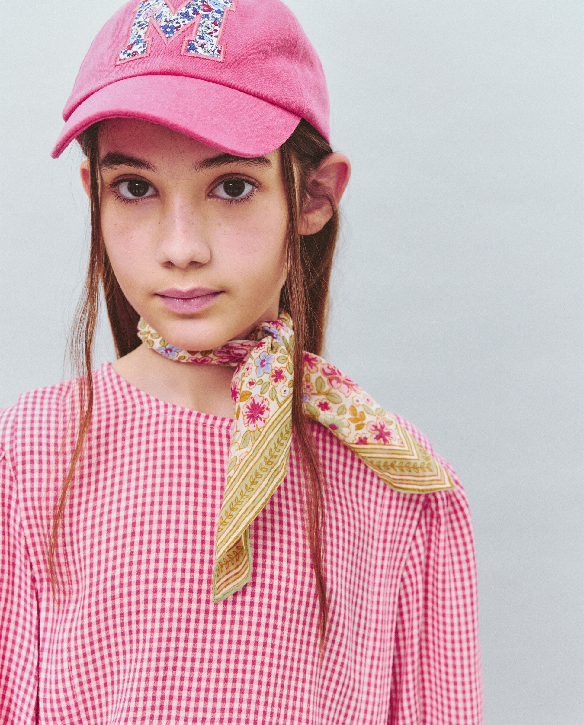 Vestido de Viscose com Manga Comprida, Smock na Cintura e Fantasia Kids El Corte Inglés Vermelho-4