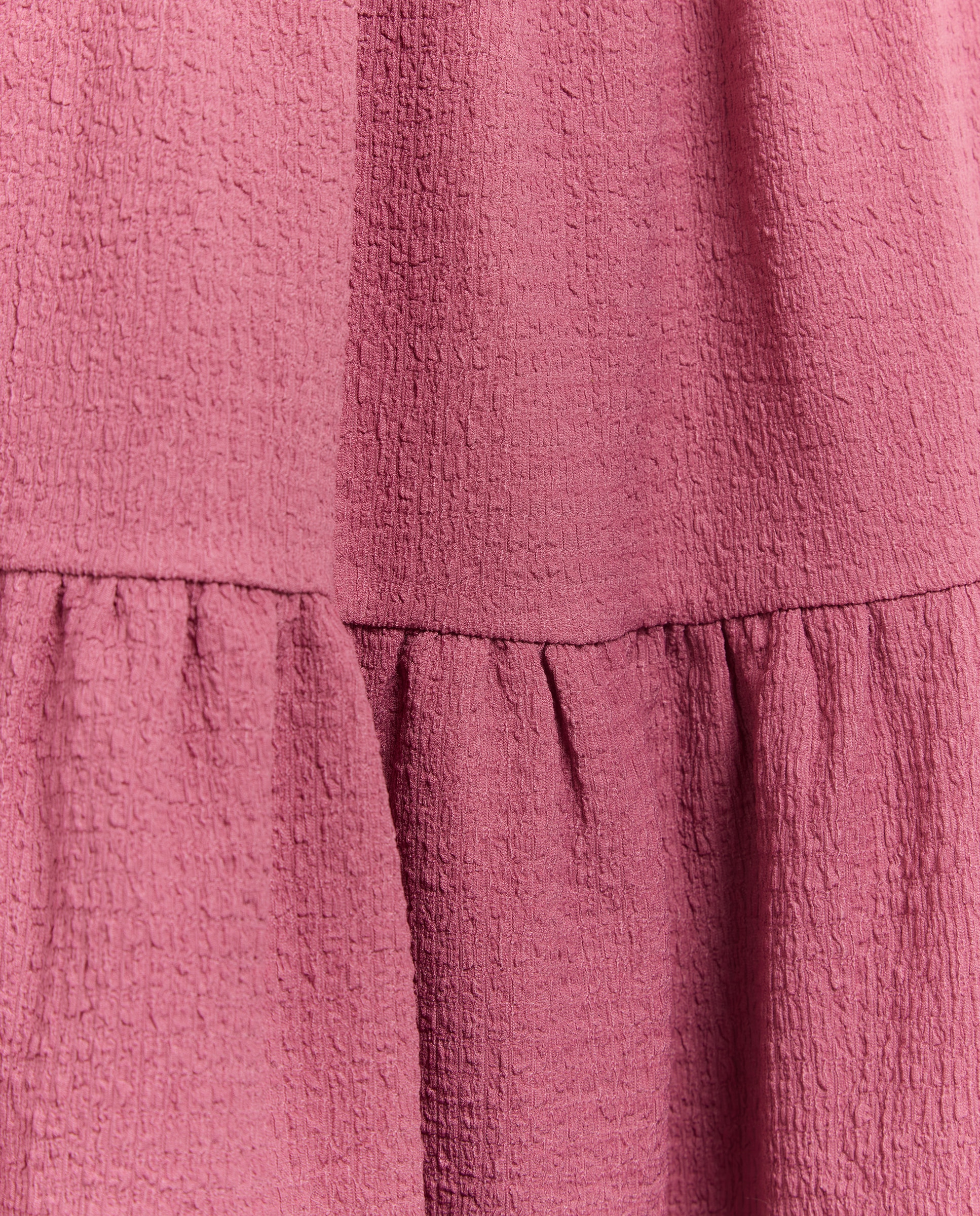 Vestido de Alças em Wrinkled Polyester com Costas Descobertas Cruzadas Kids El Corte Inglés Ameixa-6