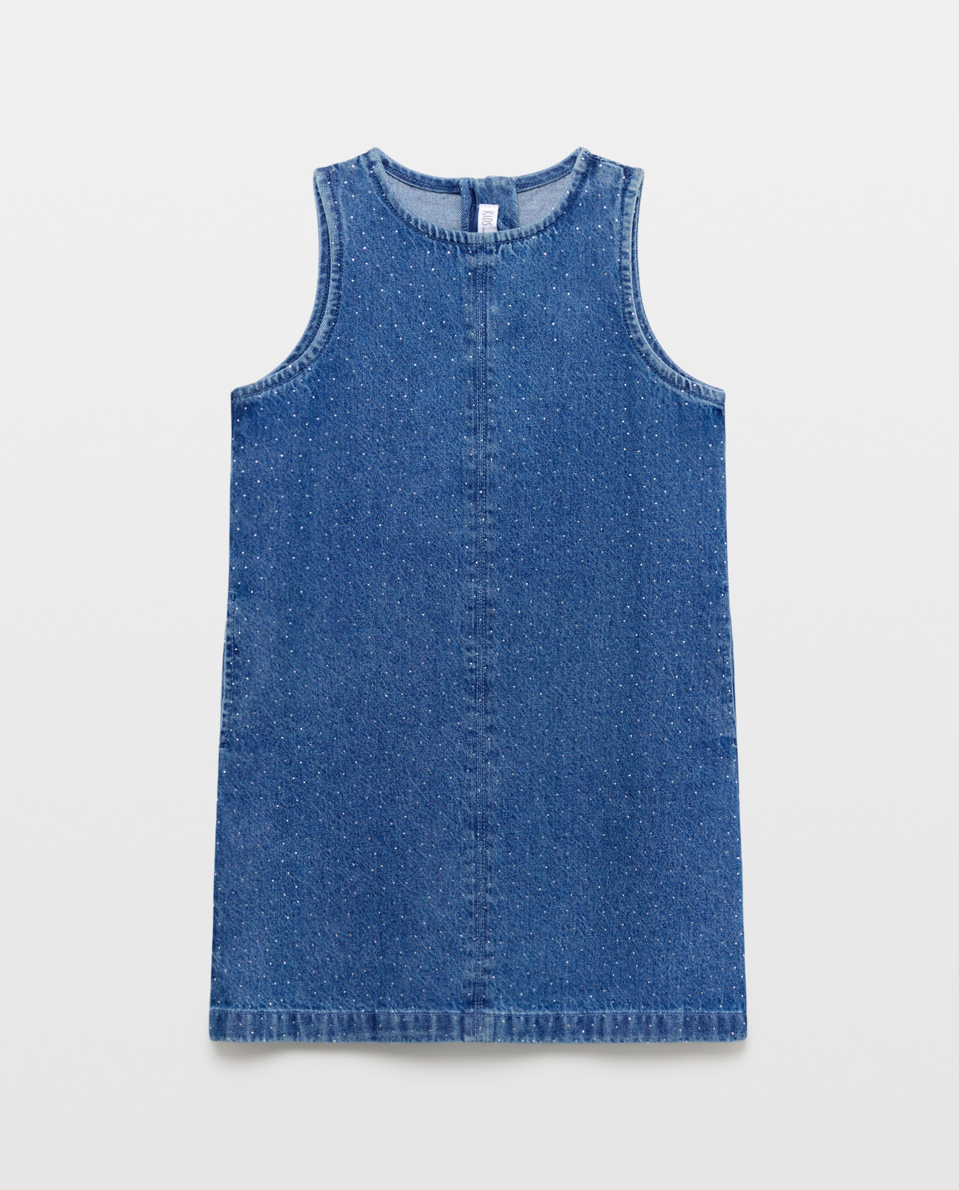 Imagen 1 de Pichi denim línea a all over tachas de niña - Kids El Corte Inglés - Azul pálido Azul pálido