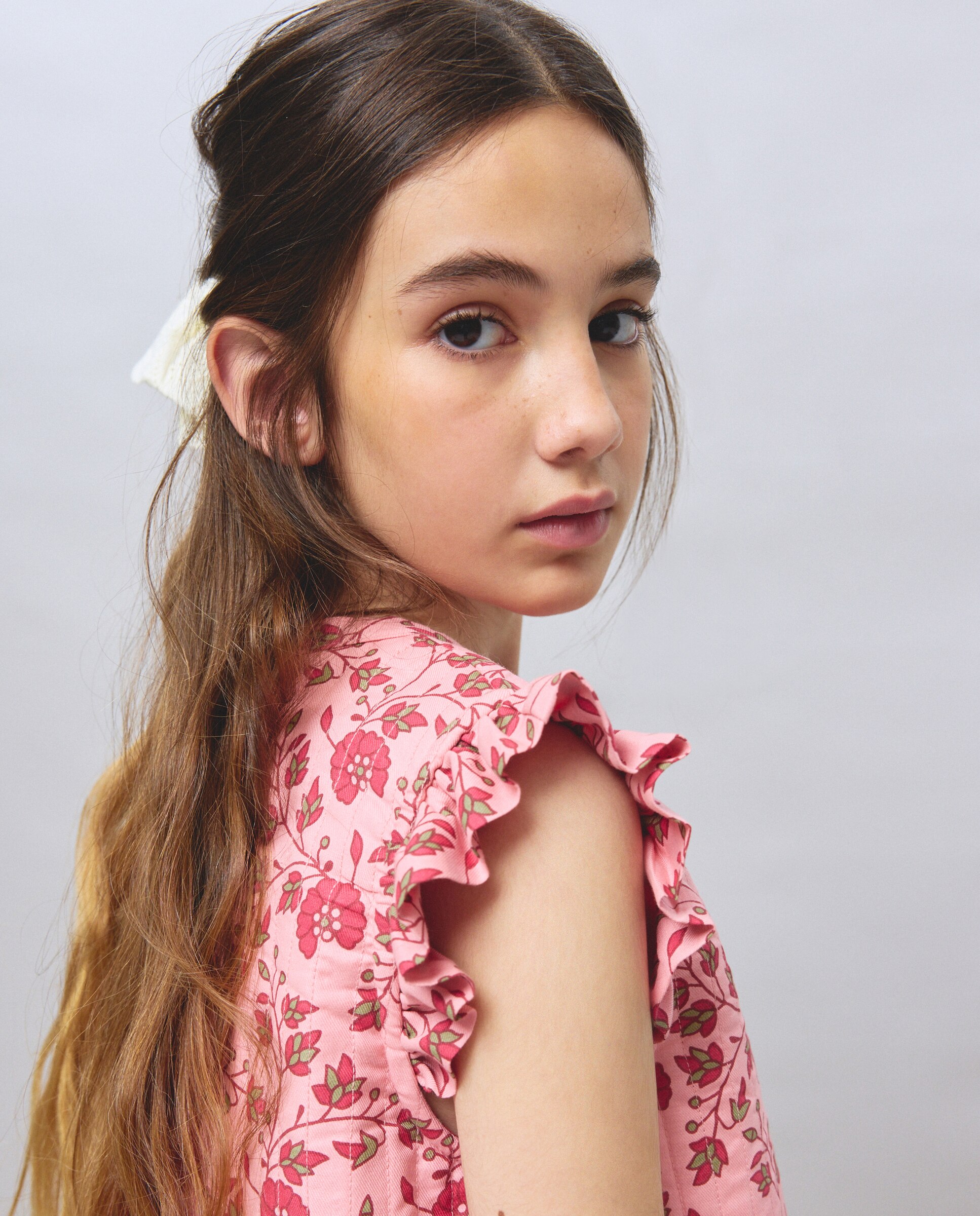 Colete Acolchoado de Algodão com Estampado Kids El Corte Inglés Rosa-4