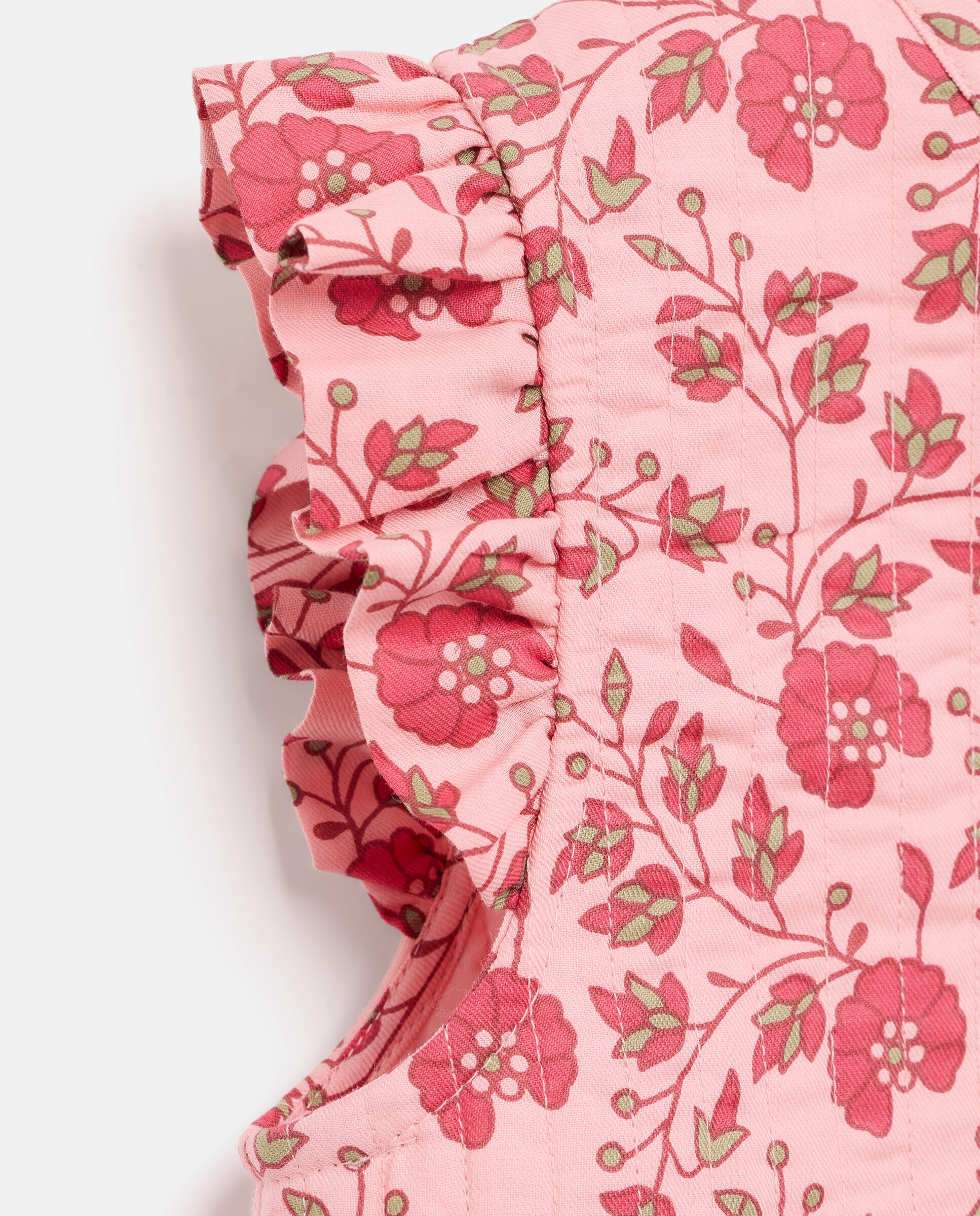 Colete Acolchoado de Algodão com Estampado Kids El Corte Inglés Rosa-6
