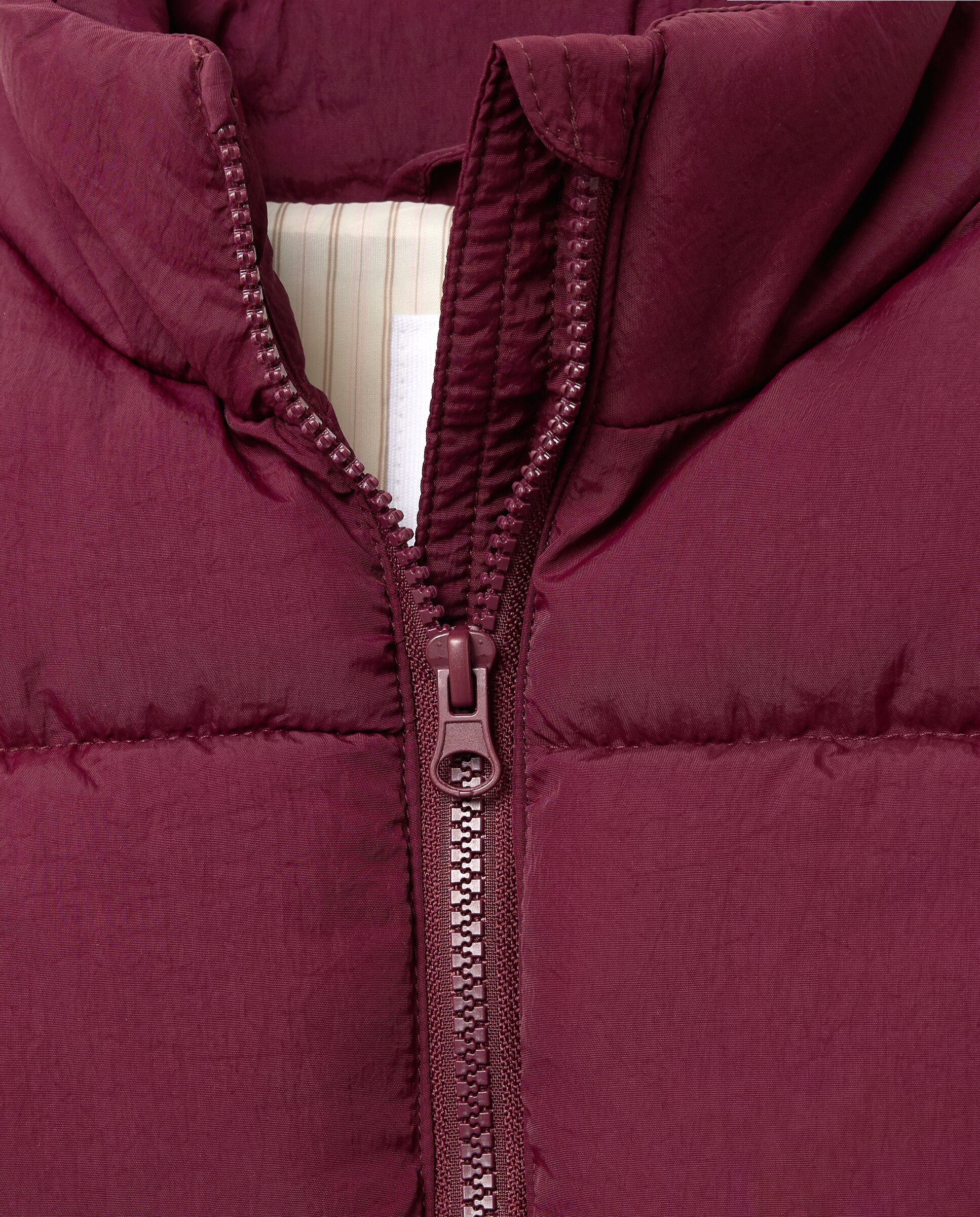 Colete Liso Oversize Ameixa-5