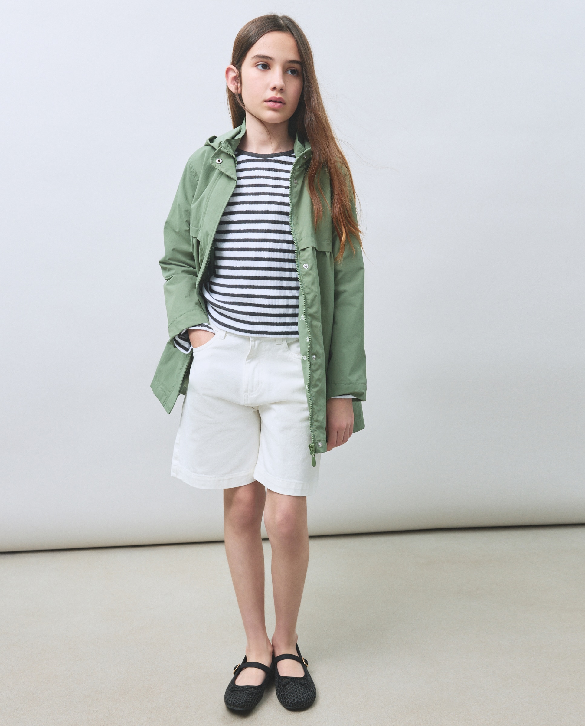 Parka Lisa Clássica Fake Memory Kids El Corte Inglés Verde-2