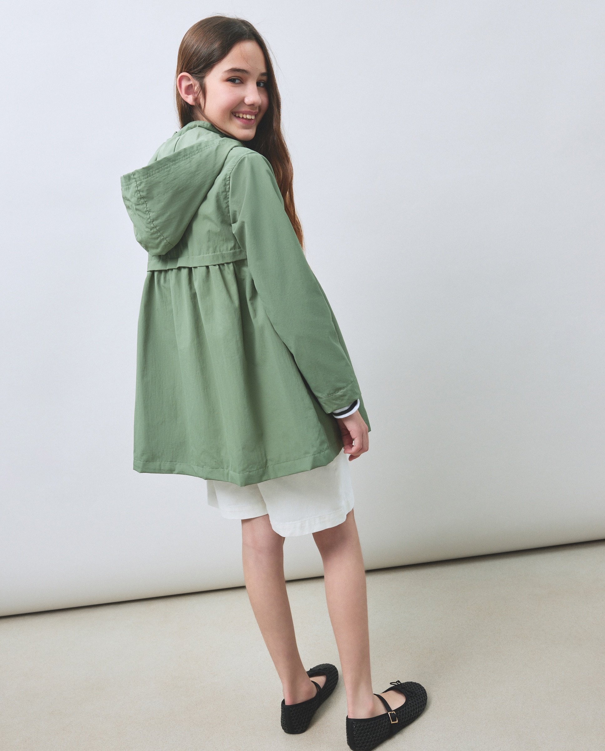 Parka Lisa Clássica Fake Memory Kids El Corte Inglés Verde-3
