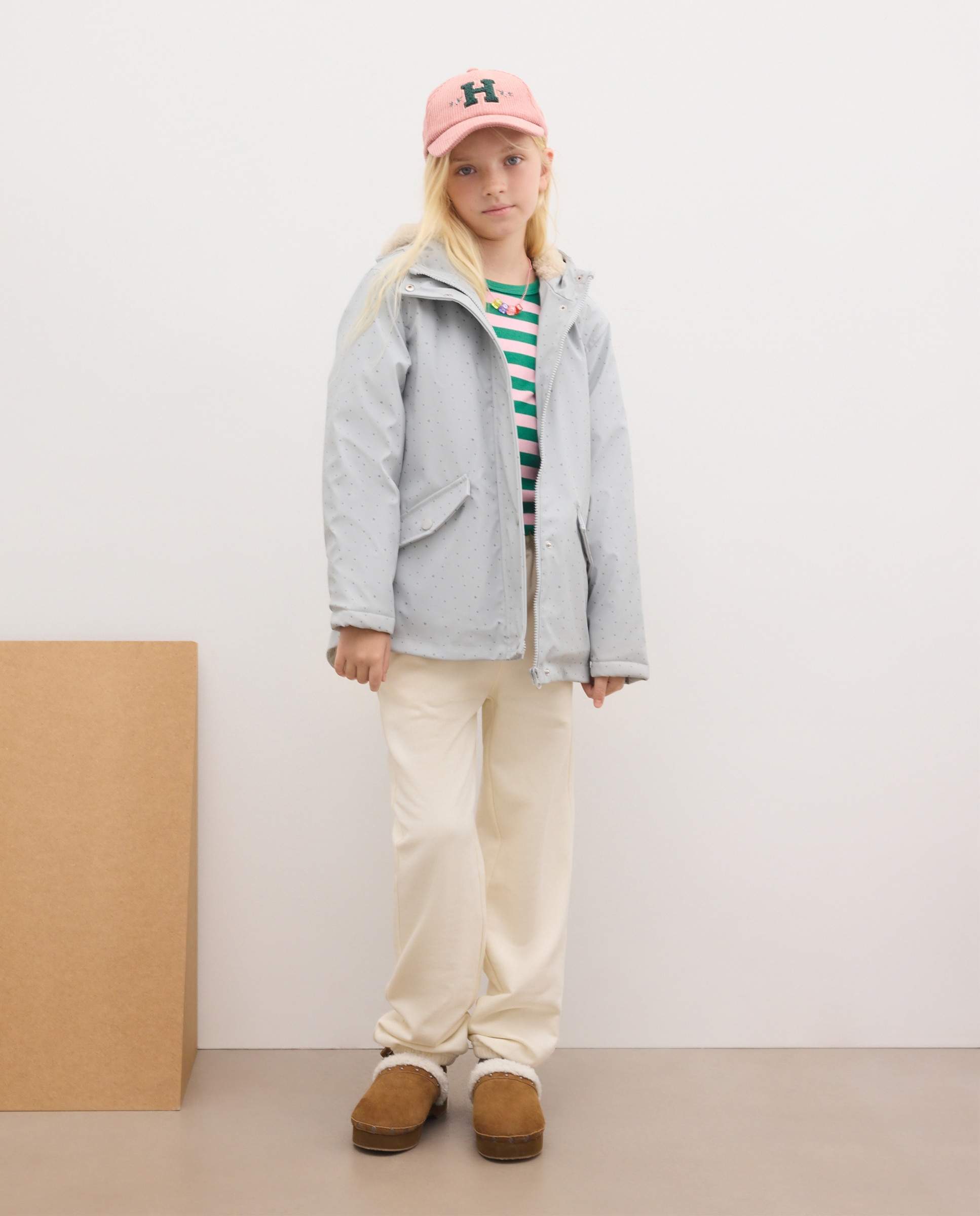 Chubasquero engomado all over print mini fantasía de niña - Kids El Corte Inglés - Blanco Blanco-1