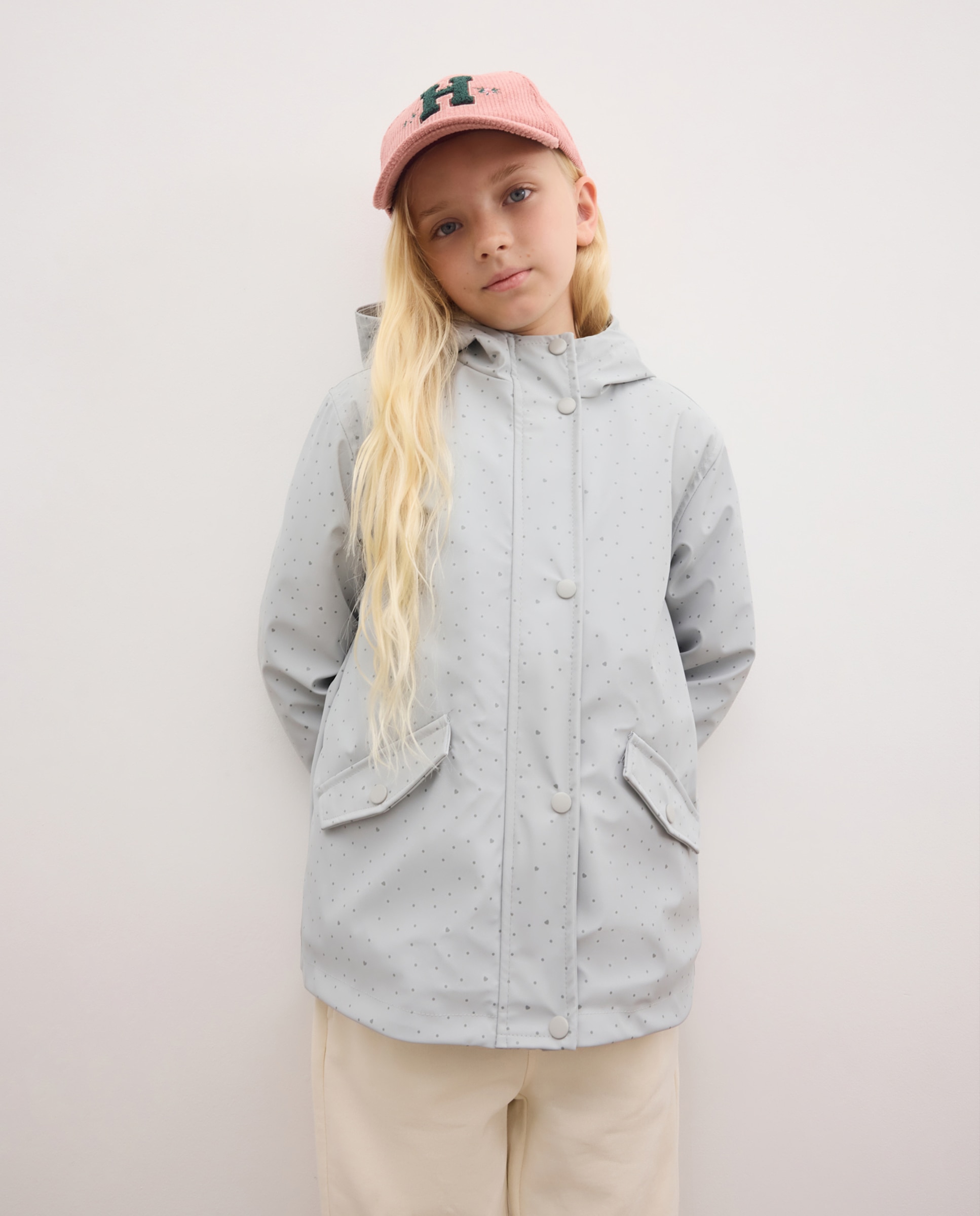 Chubasquero engomado all over print mini fantasía de niña - Kids El Corte Inglés - Blanco Blanco-2