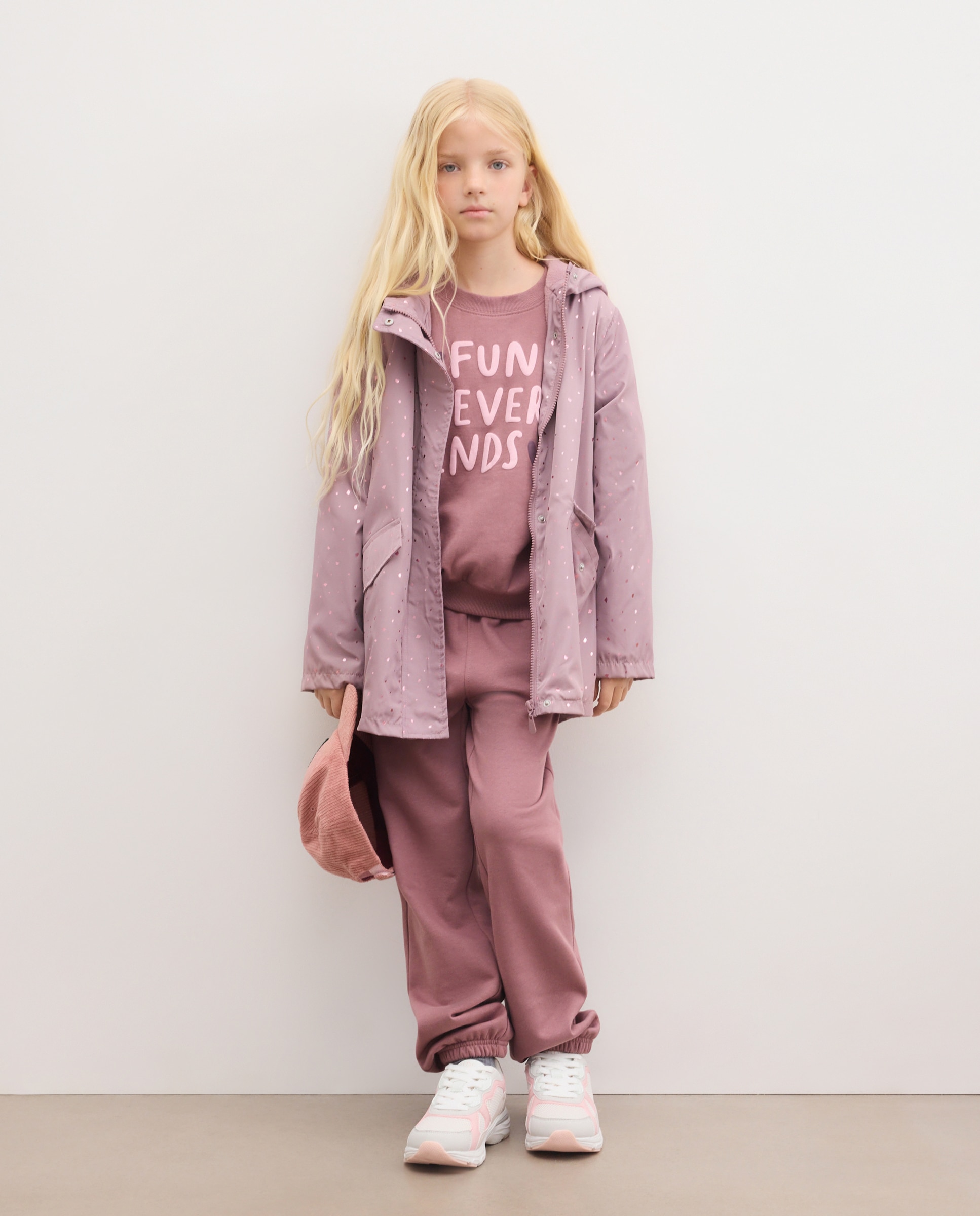 Imagem 0 de Impermeável de Nylon com All Over Print Tone to Tone
