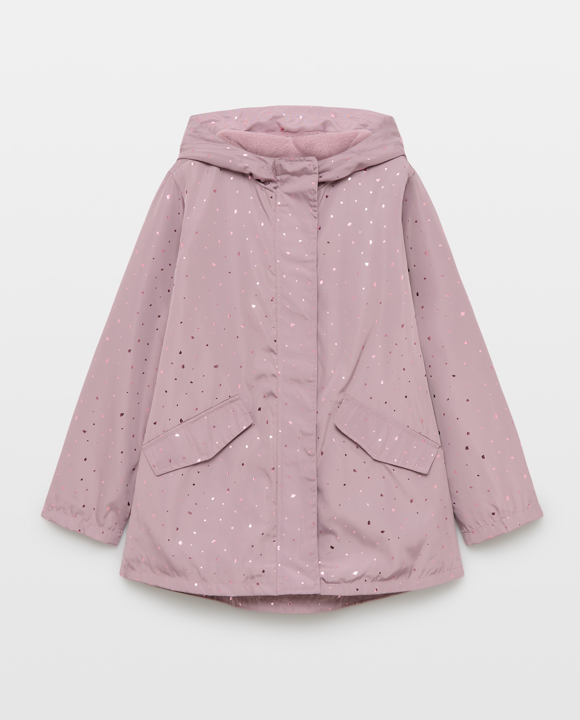 Impermeável de Nylon com All Over Print Tone to Tone Kids El Corte Inglés Rosa-4