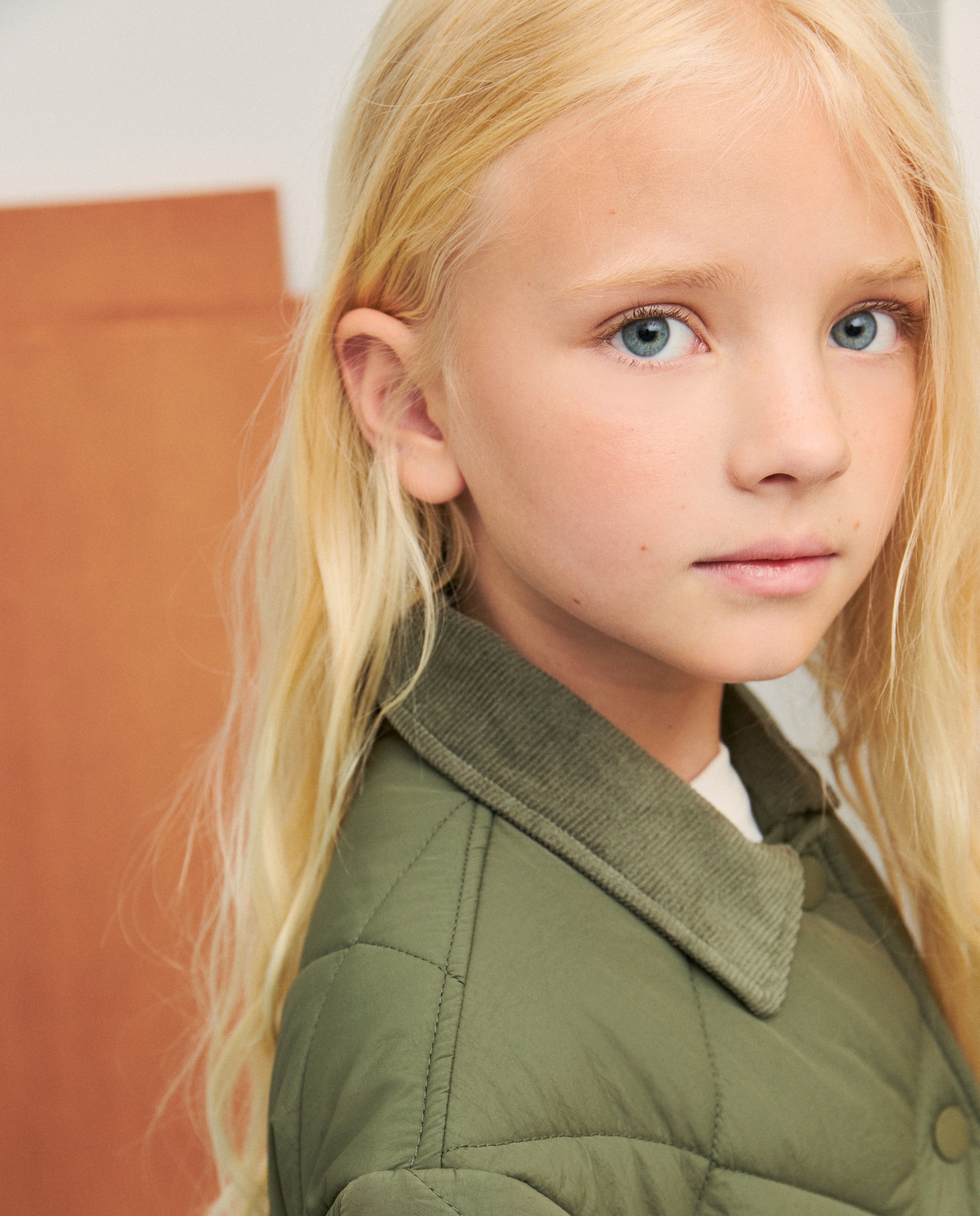 Parka Lisa com Acolchoado Ligeiro 520 Caqui-3