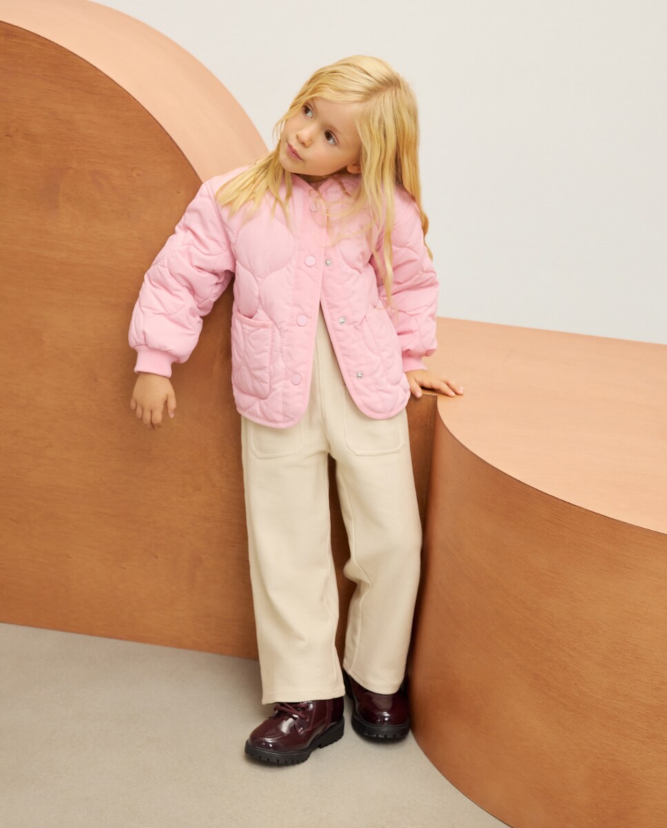 Sapatilhas Acolchoadas com Ondas e Vivos de Bombazina Fina a Condizer 282 Malva-2