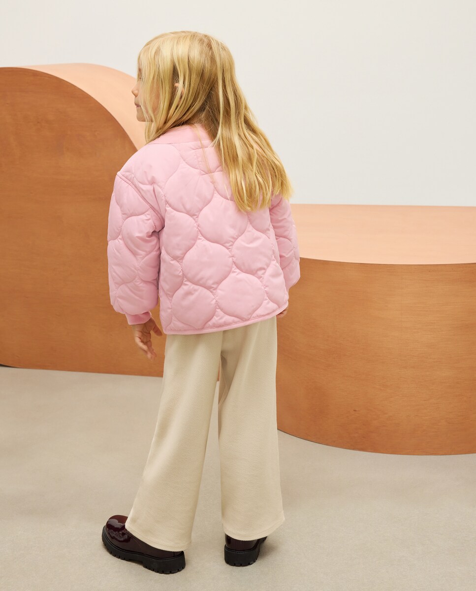 Sapatilhas Acolchoadas com Ondas e Vivos de Bombazina Fina a Condizer 282 Malva-3