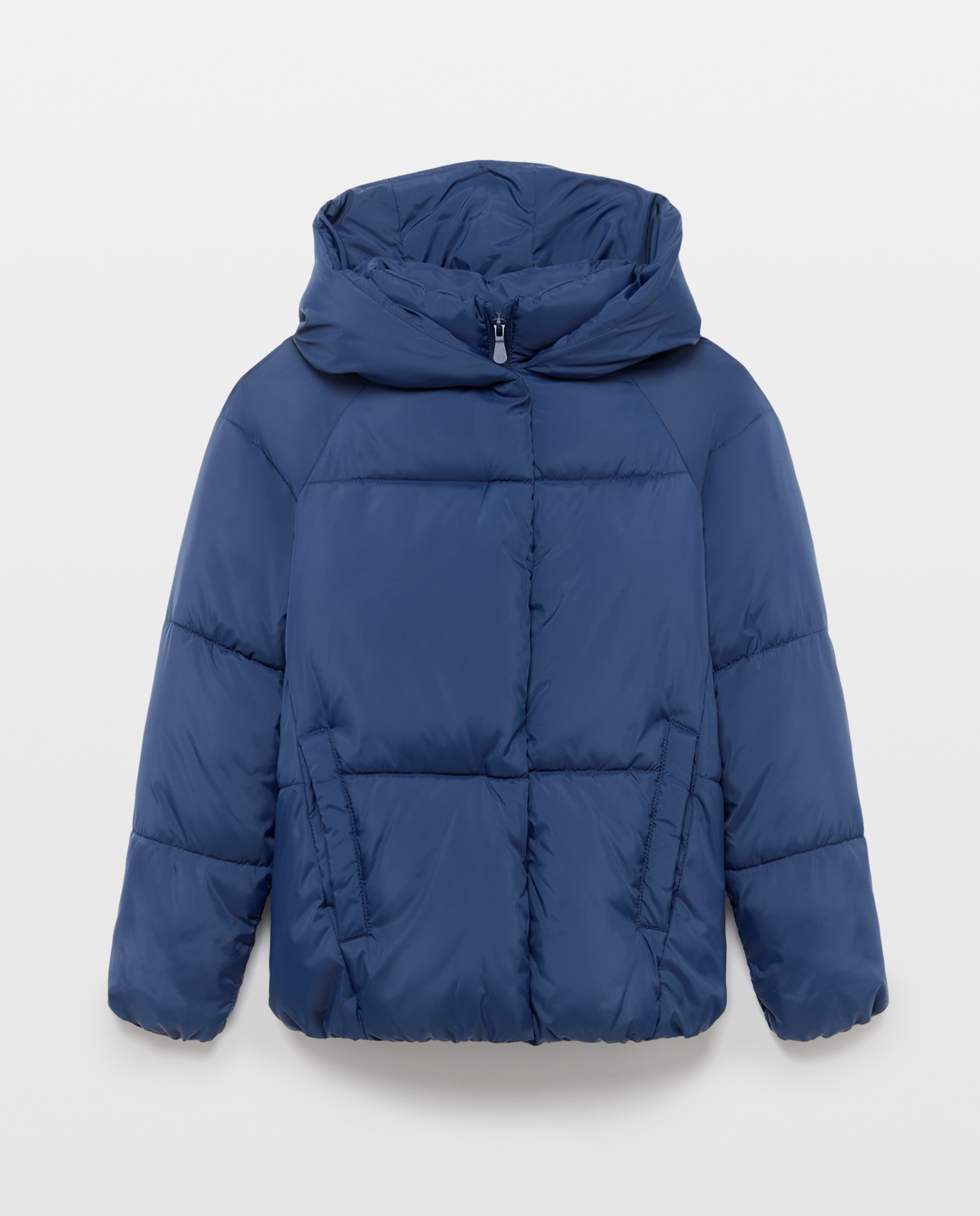 Parka básica lisa tipo plumifero de niña - Kids El Corte Inglés - Azul marino Azul marino-5
