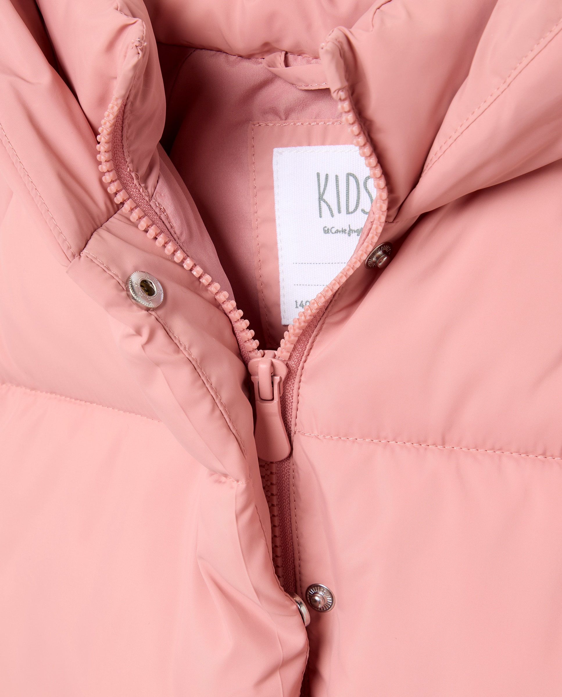 Parka Básica Lisa Tipo Blusão Acolchoado Kids El Corte Inglés Ameixa-2