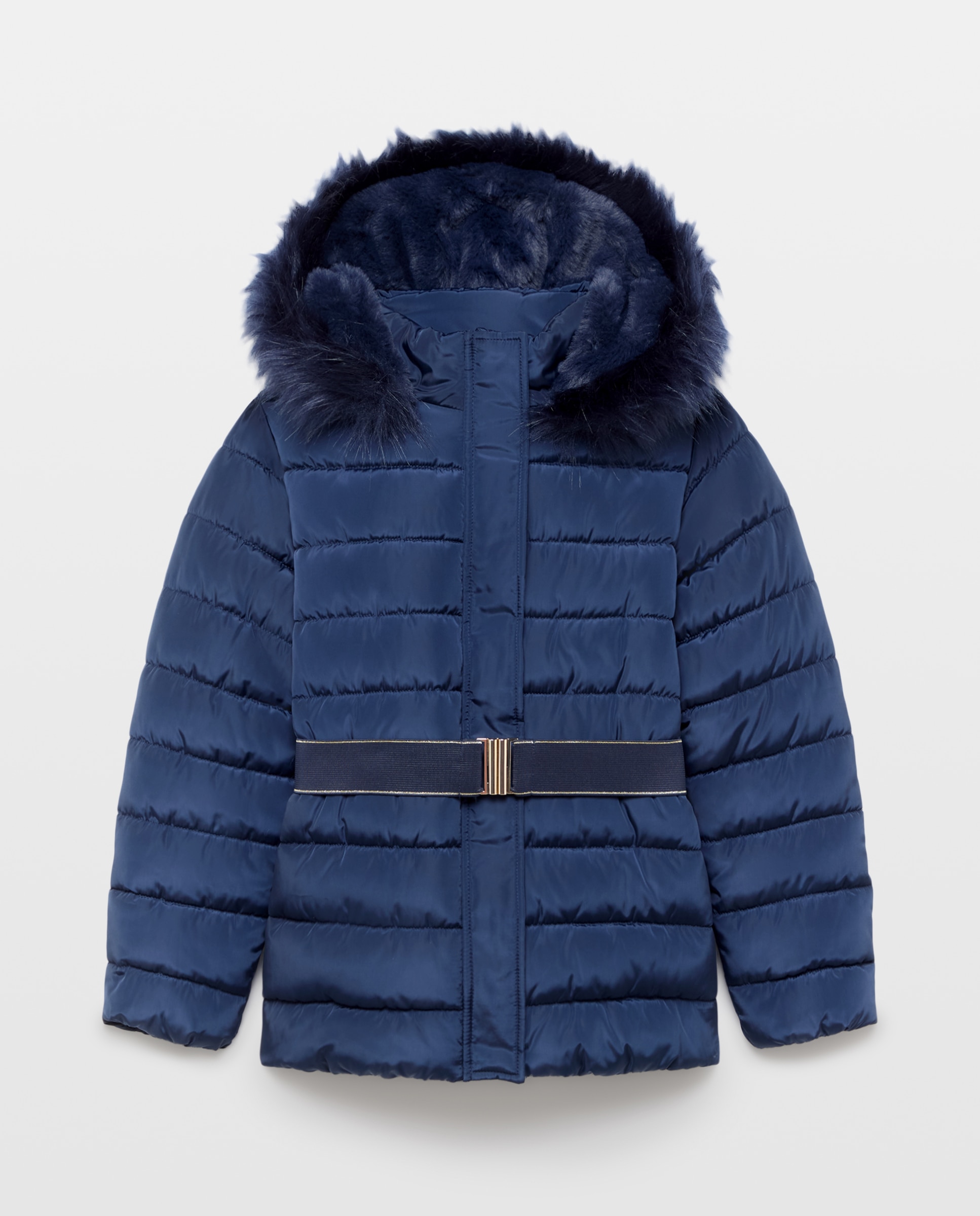 Imagen 5 de Parka corta lisa de niña - Kids El Corte Inglés - Azul marino Azul marino
