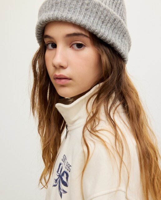 Imagem 0 de Sweatshirt com Meio Fecho de Correr Posicional nas Costas