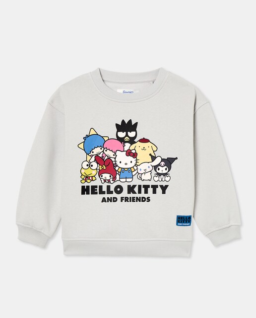 Imagem 0 de Sweatshirt de Decote Redondo com Estampado Posicional Hello Kitty & Friends