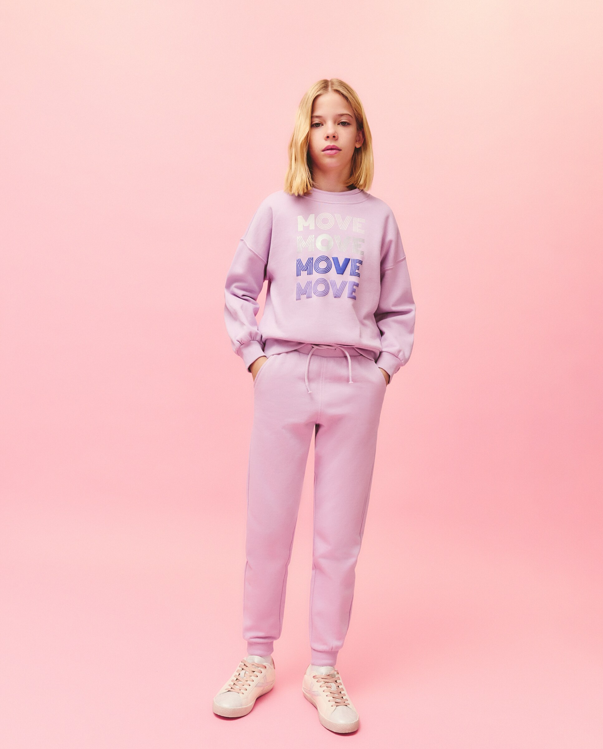 Sweatshirt Básica Kids El Corte Inglés 282 Malva-2