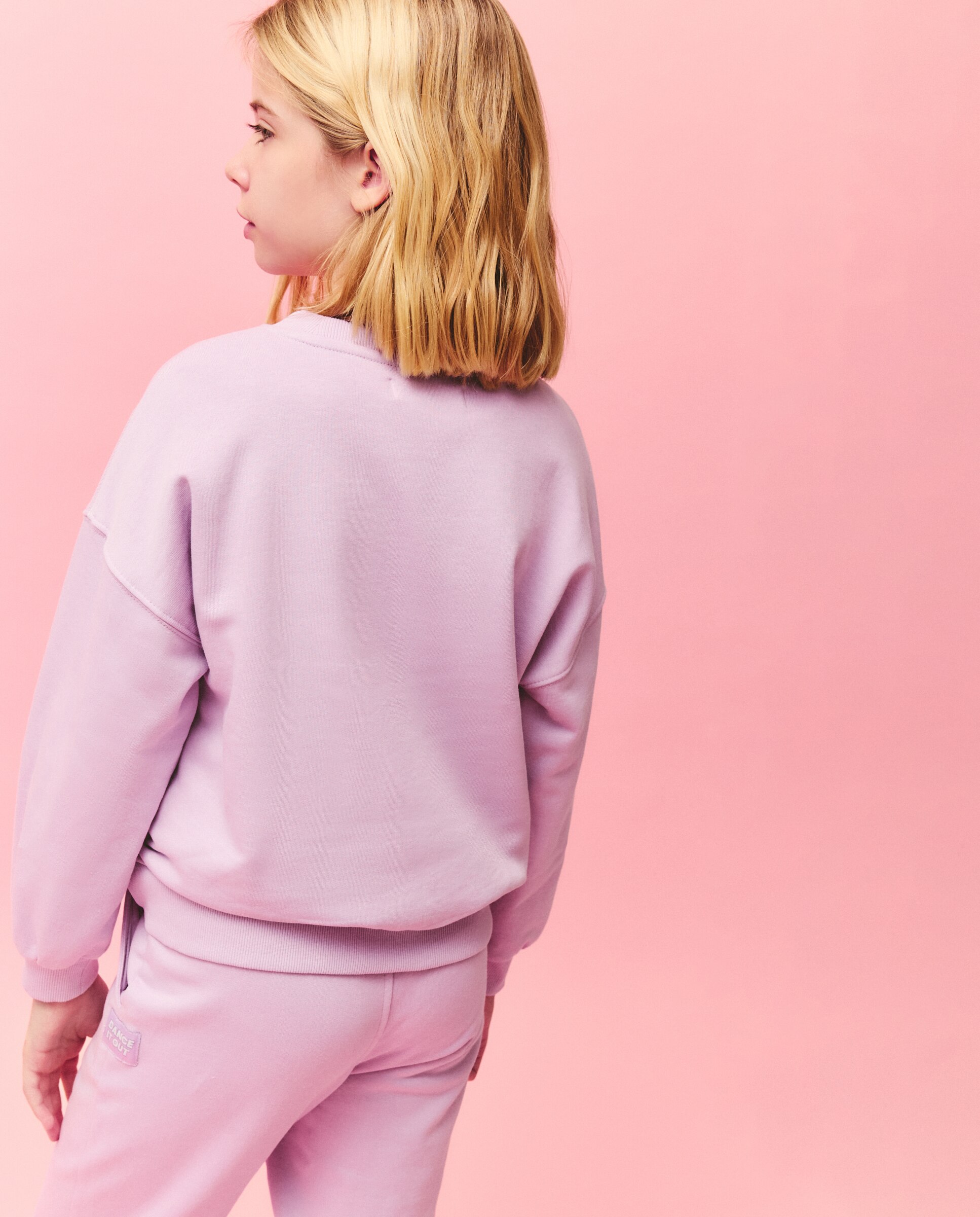 Sweatshirt Básica Kids El Corte Inglés 282 Malva-3