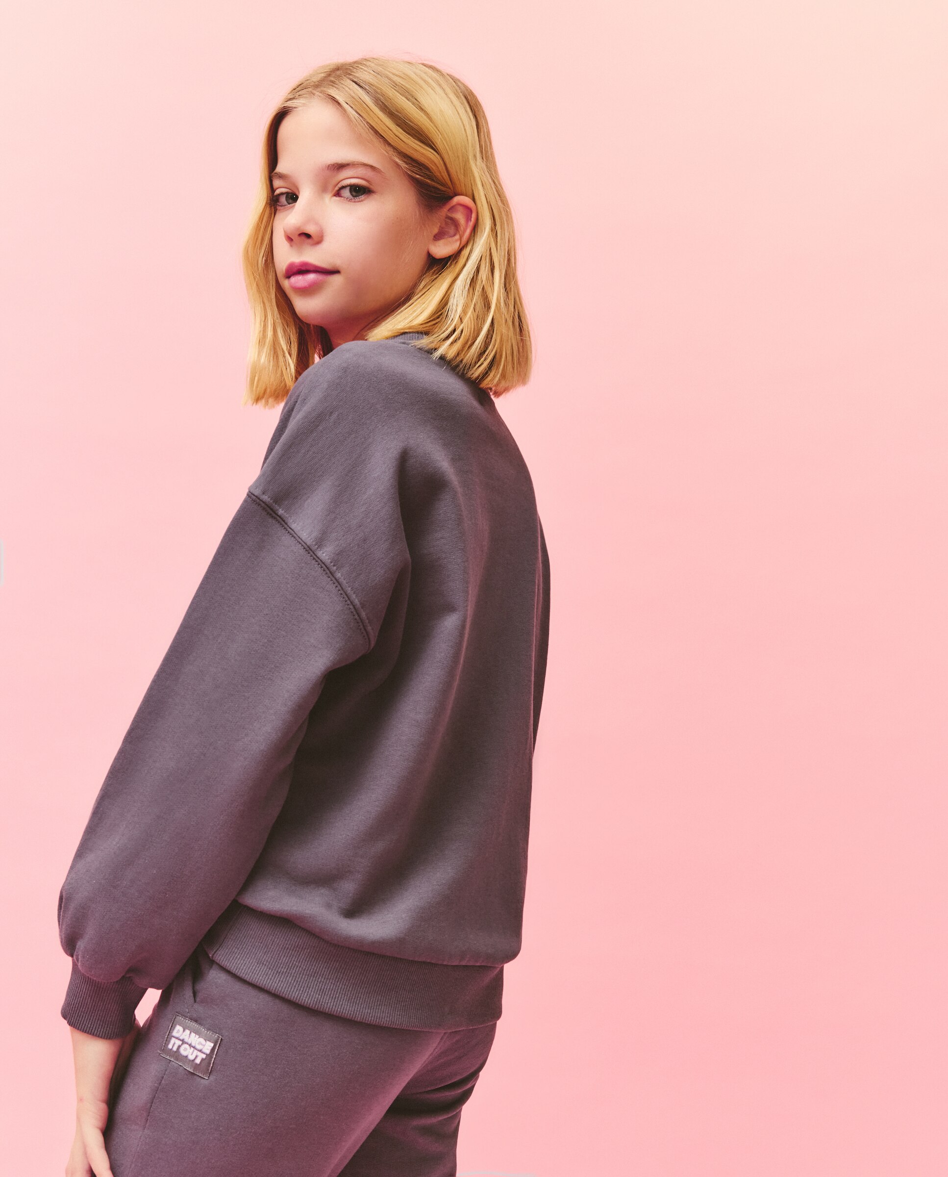 Sweatshirt Básica Kids El Corte Inglés Chumbo-4