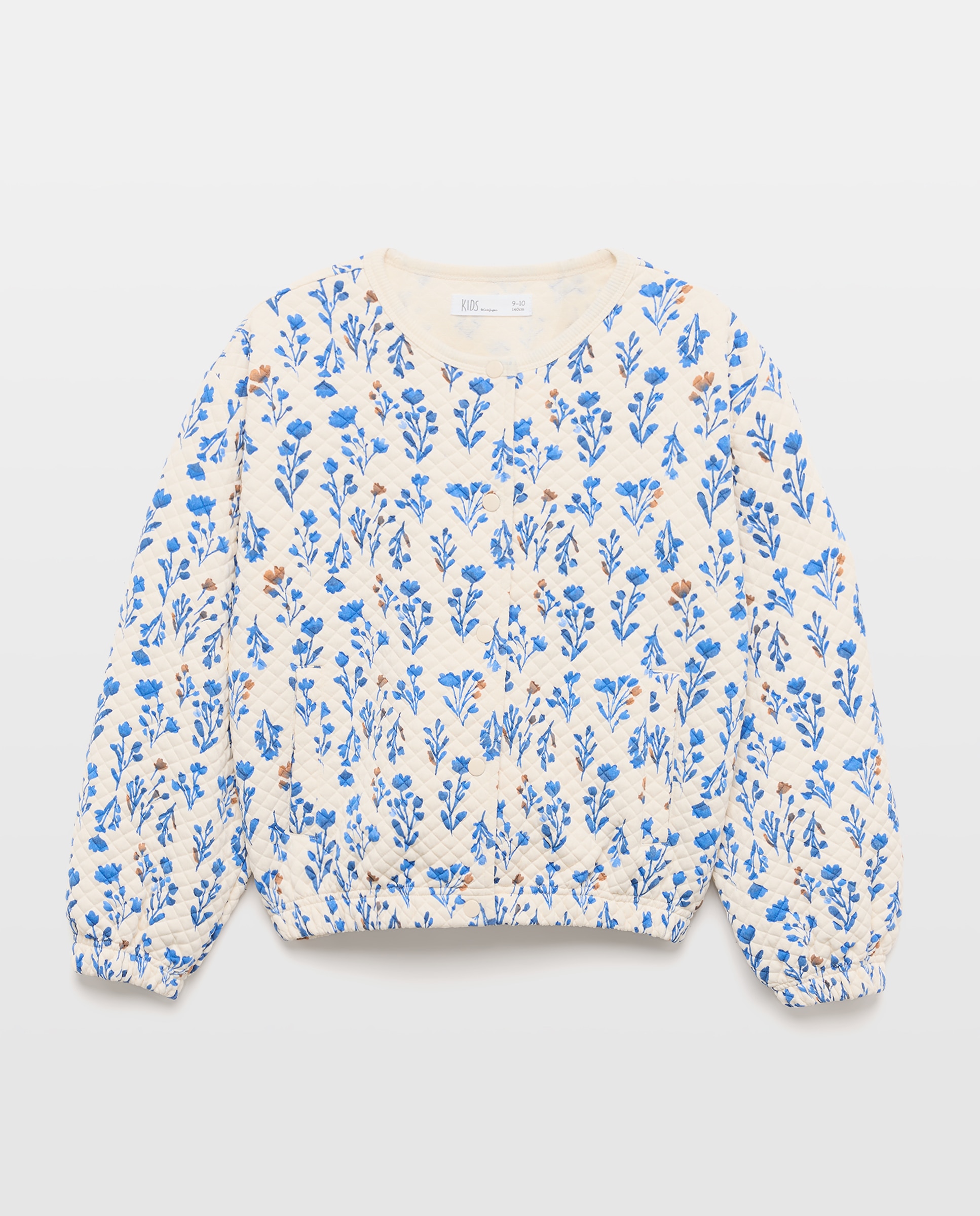 Sweatshirt Tipo Blusão Bomber Acolchoado com Estampado Kids El Corte Inglés Branco-5