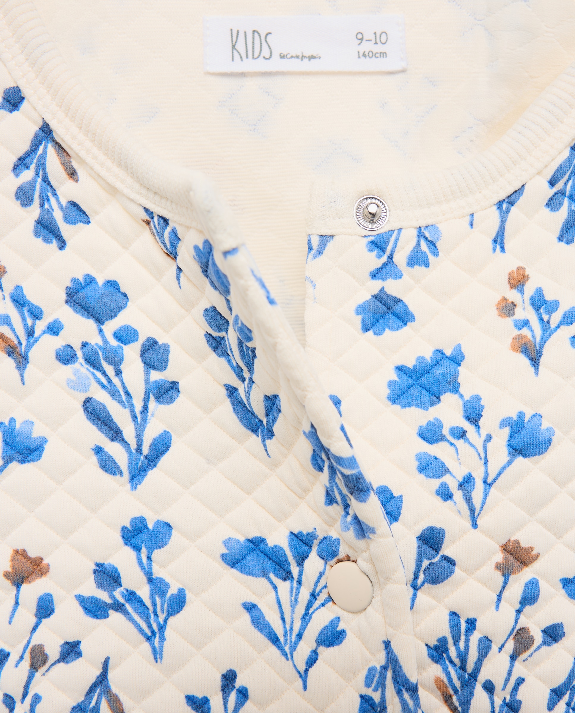 Sweatshirt Tipo Blusão Bomber Acolchoado com Estampado Kids El Corte Inglés Branco-6