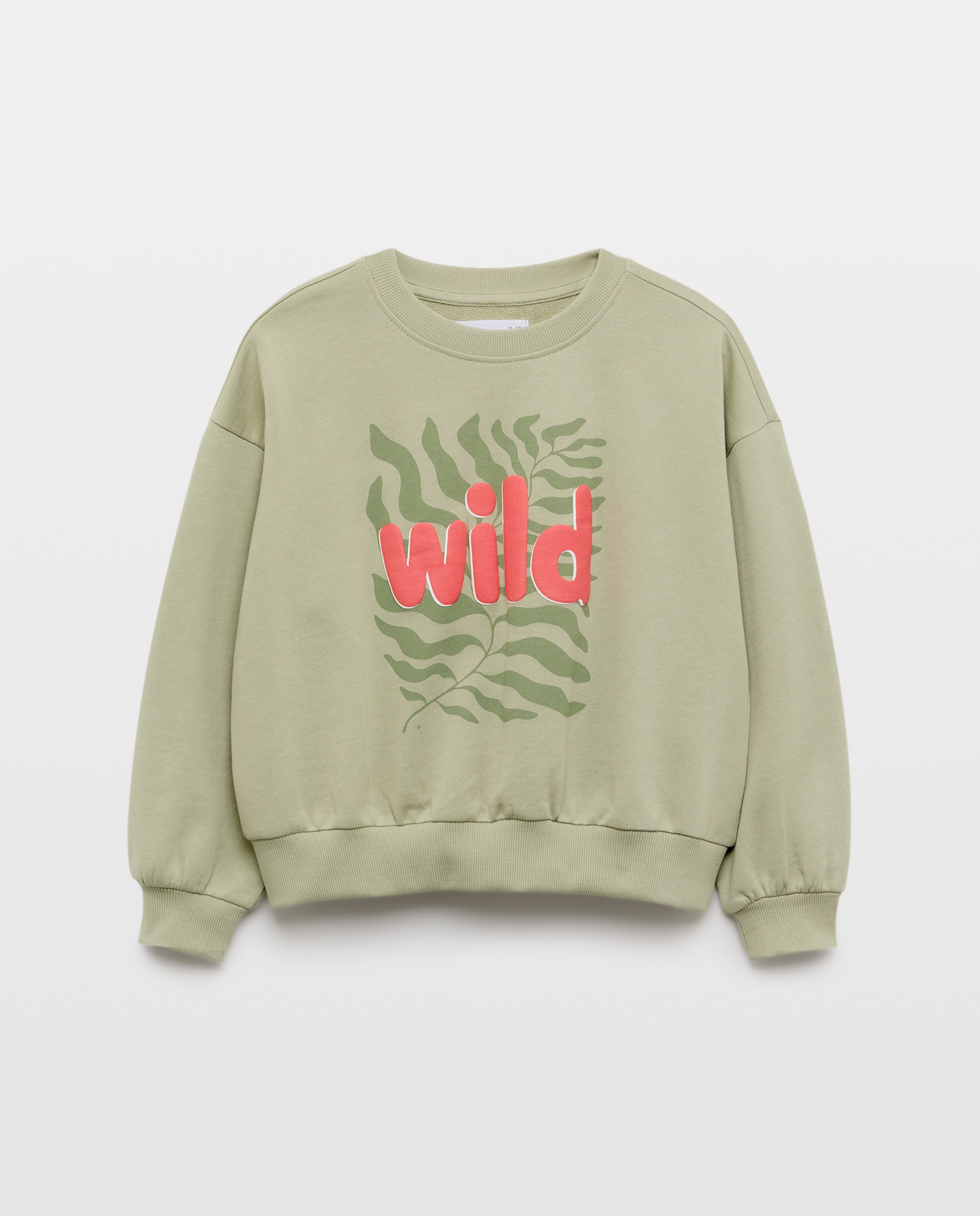 Sweatshirt Fechada sem Capuz Verde-5