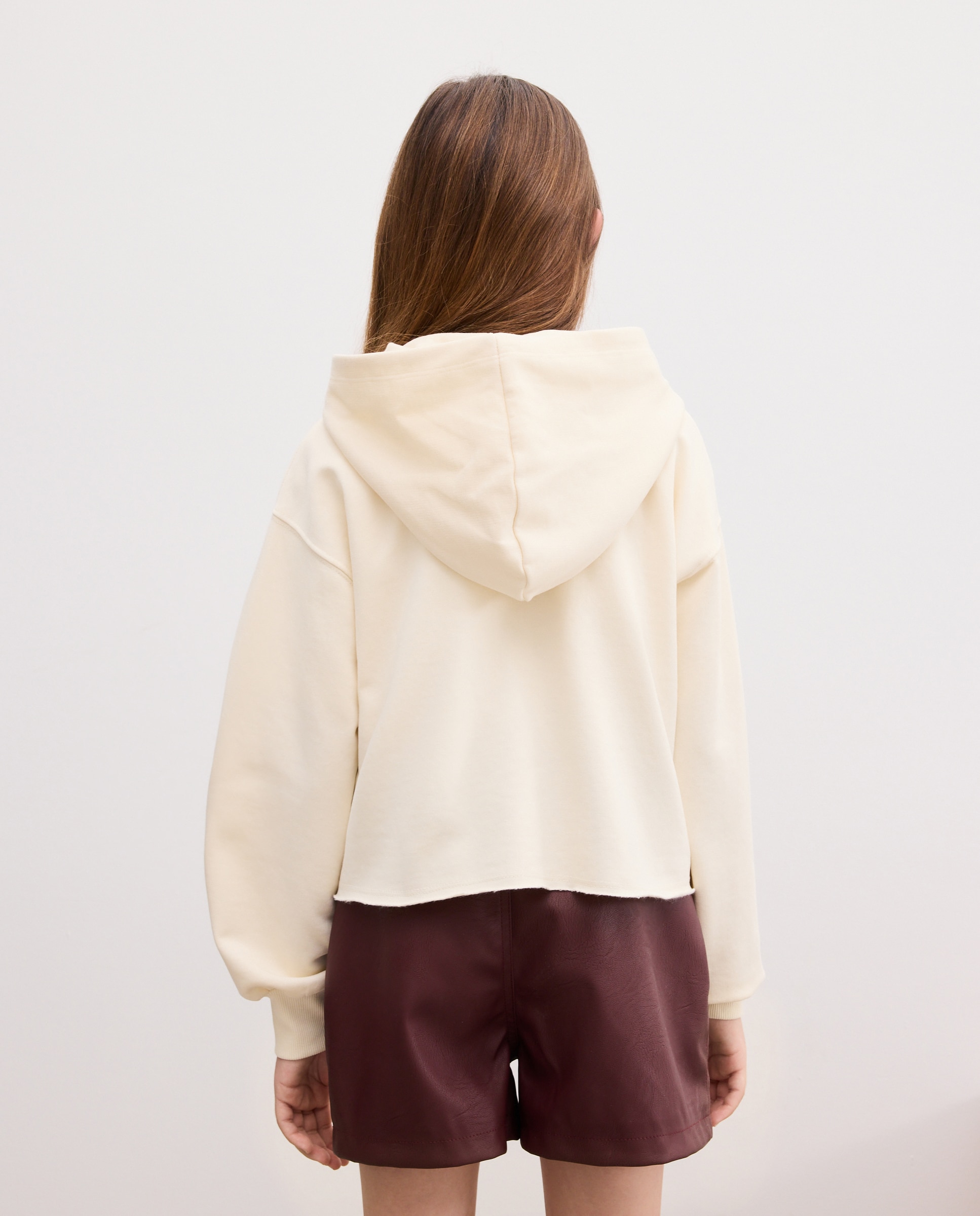 Sweatshirt Fechada com Capuz e Estampado Rolling Stones Branco-3