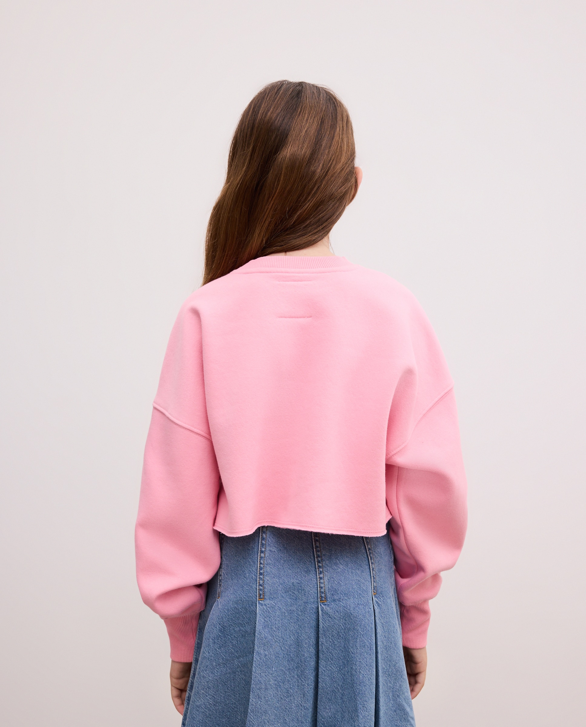 Sweatshirt de Decote Redondo com Estampado Posicional Snoopy "Peanuts" Rosa-3