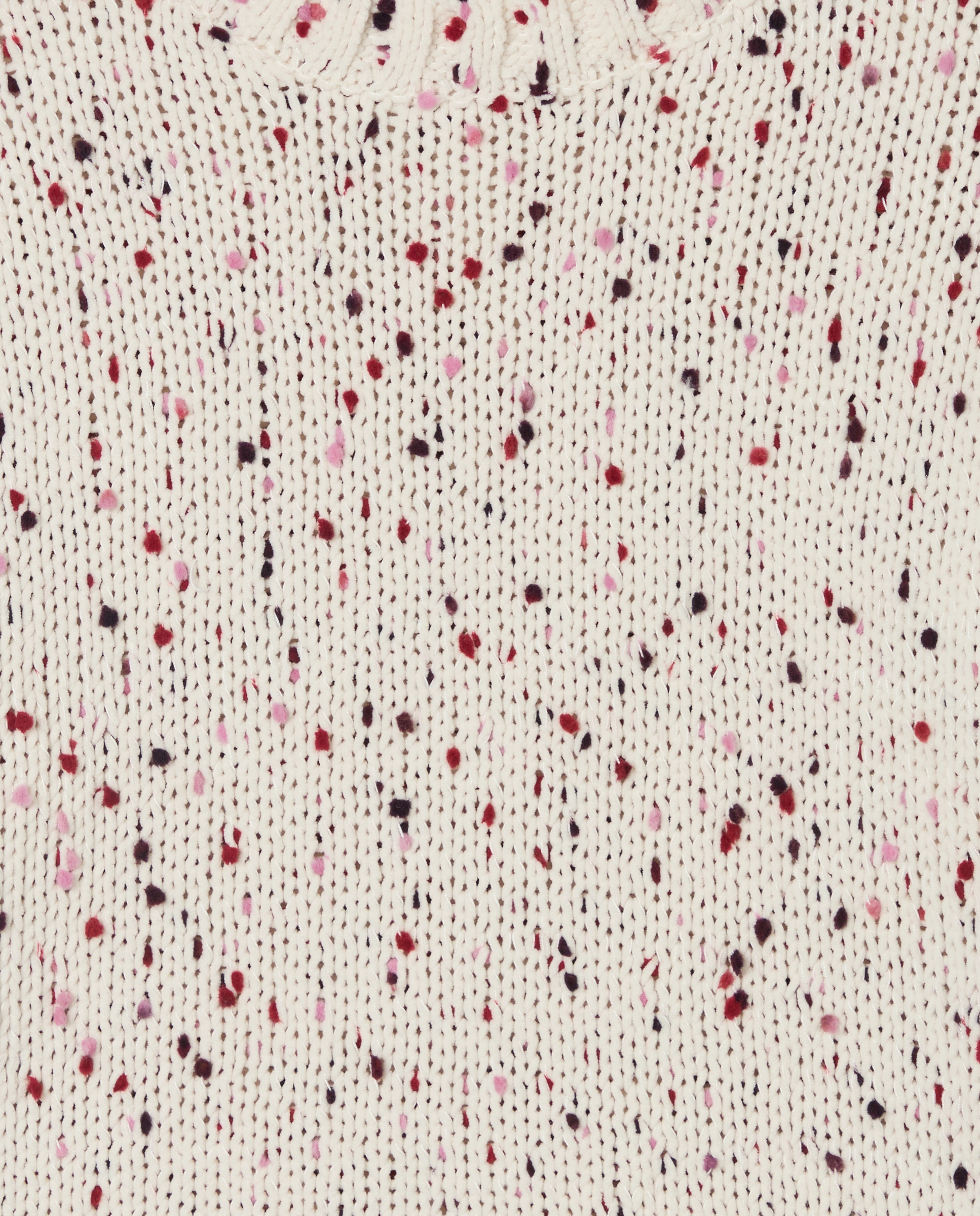 Camisola de Malha Chenille Branco-5