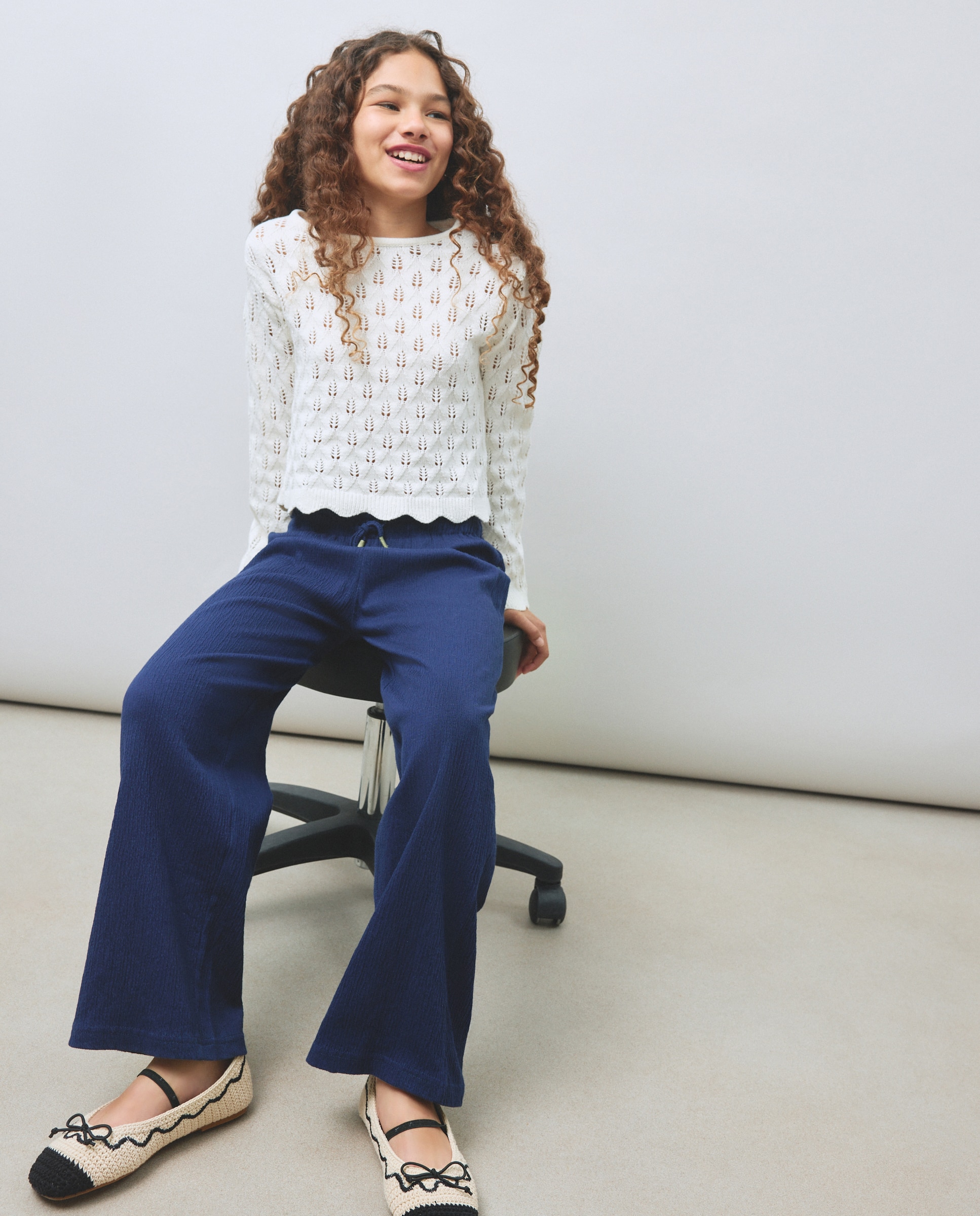 Imagem 0 de Camisola de Malha Aberta Cropped
