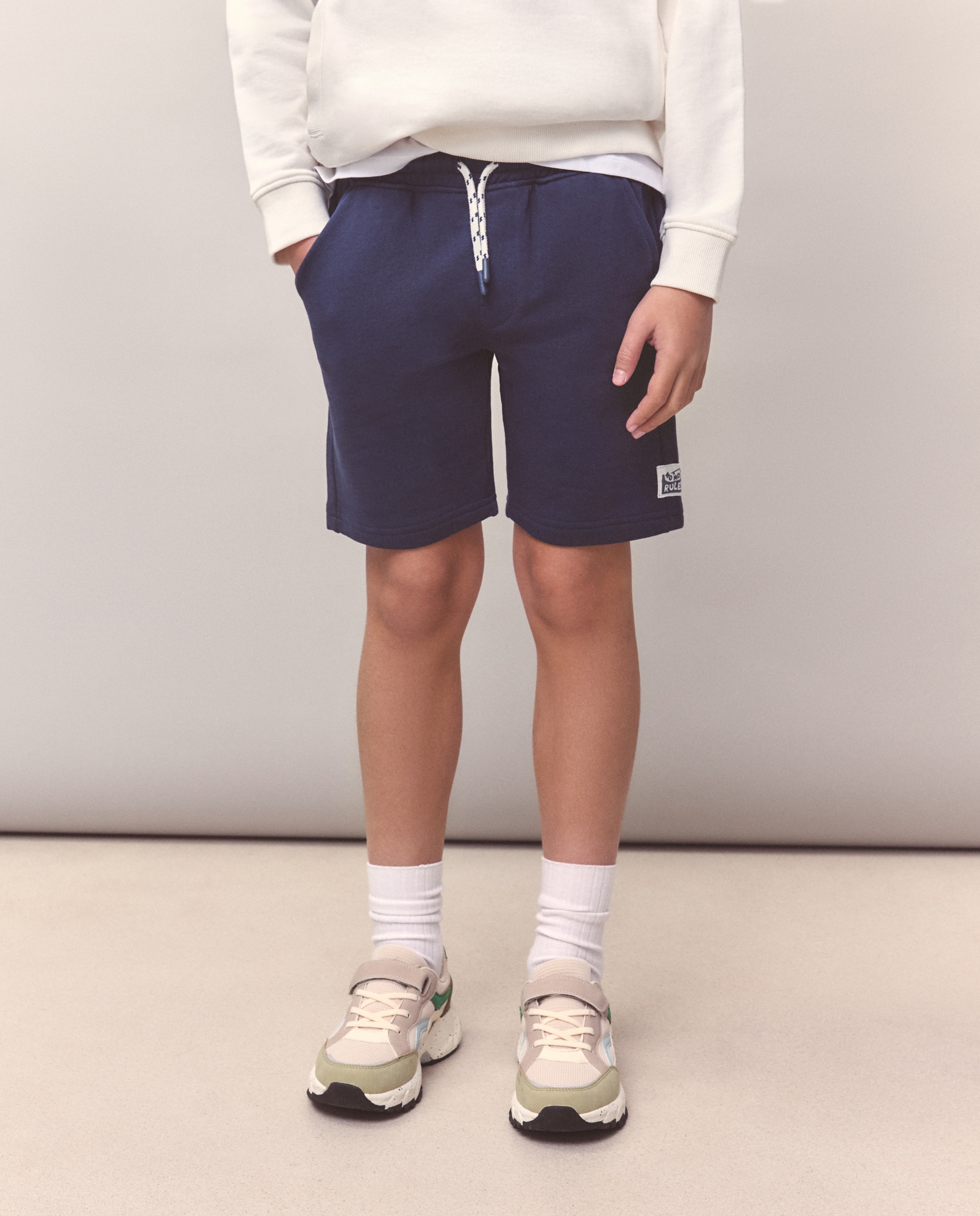 Imagen 2 de Bermuda de niño de felpa - Kids El Corte Inglés - Azul marino Azul marino