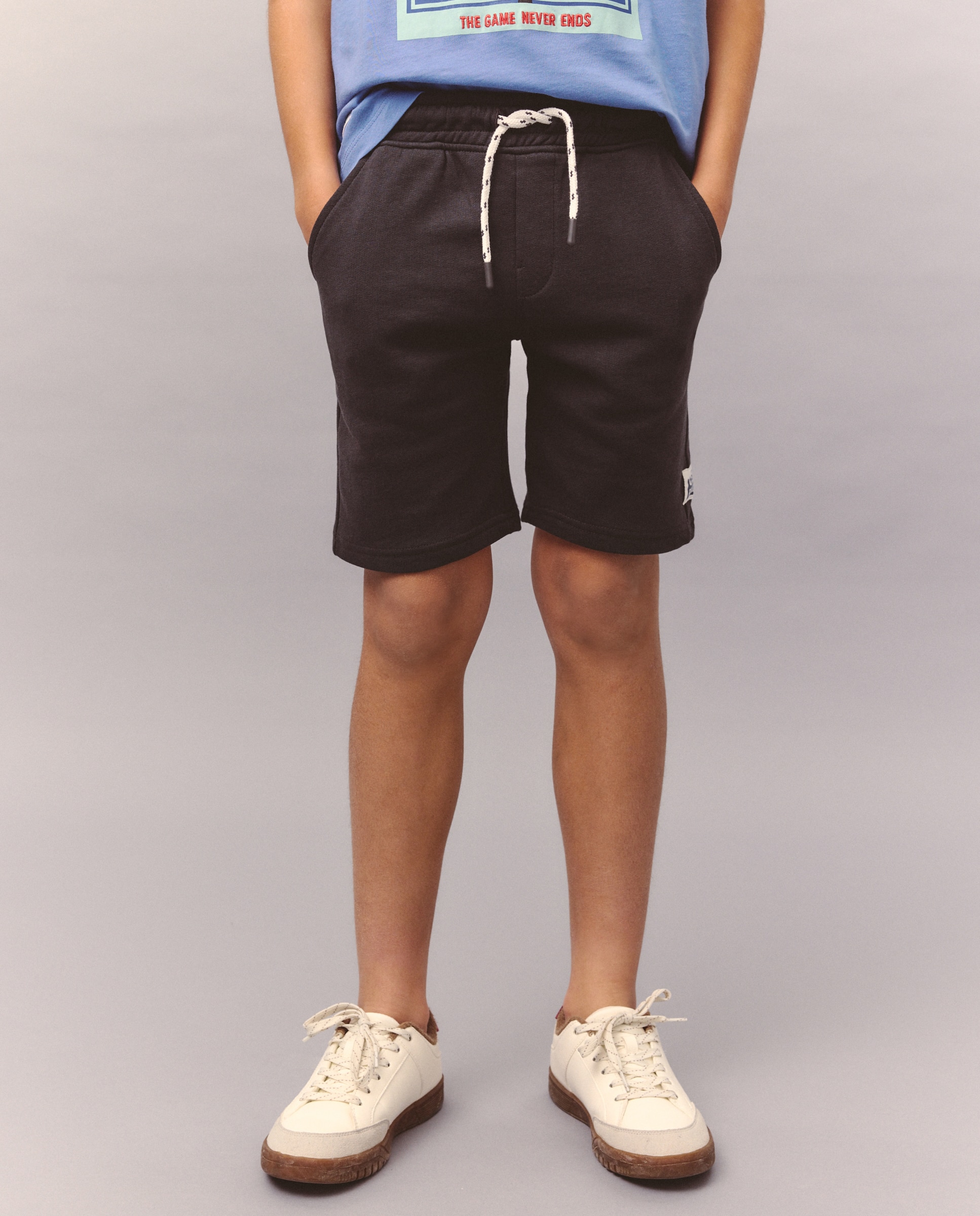 Bermudas de Felpa Lisas Kids El Corte Inglés 830 Antracite-2