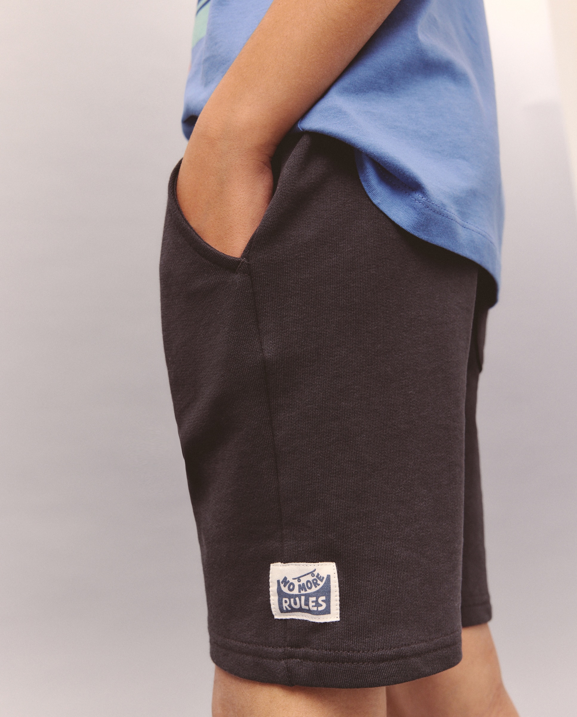 Bermudas de Felpa Lisas Kids El Corte Inglés 830 Antracite-4