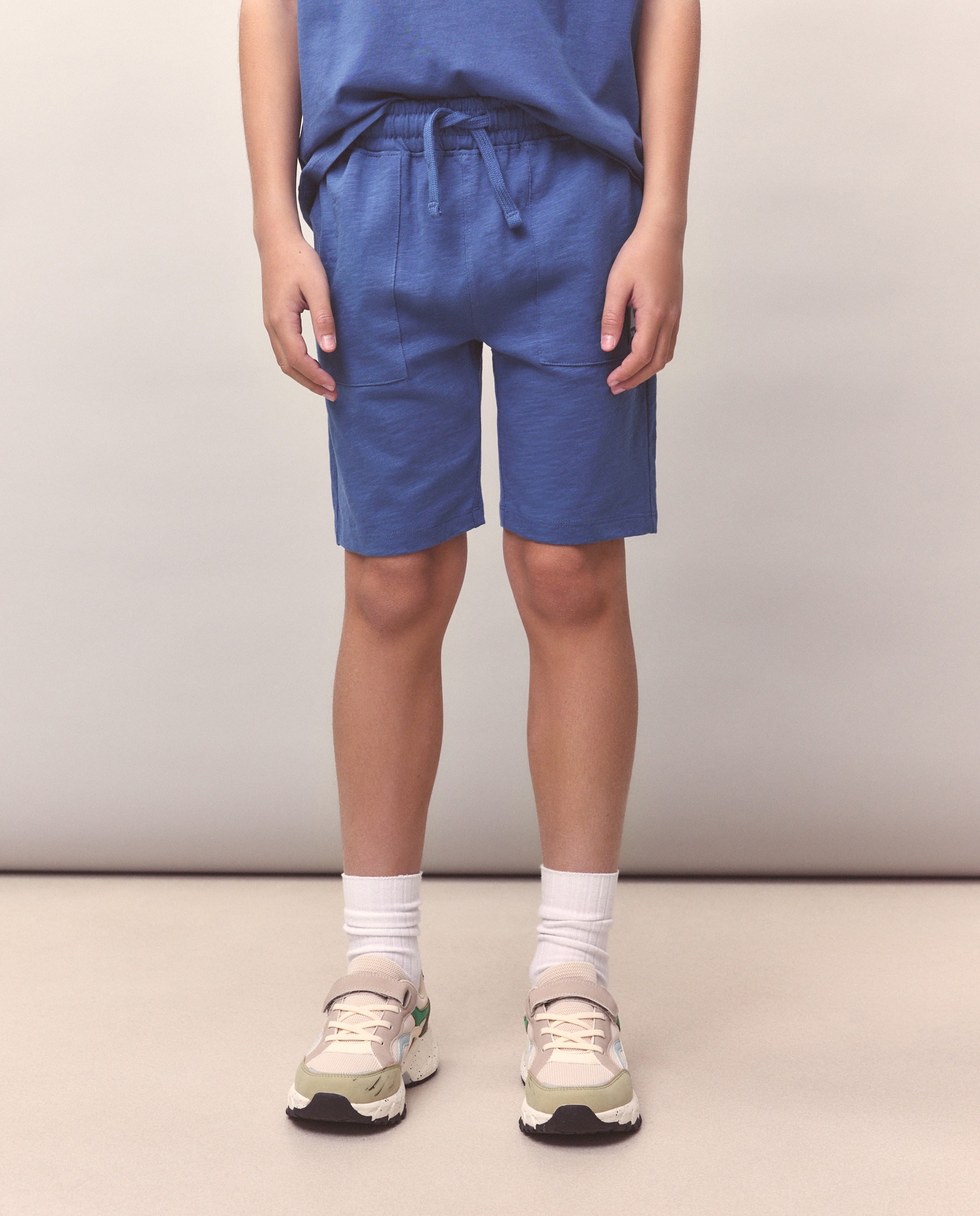 Bermudas de Felpa Single Kids El Corte Inglés 430 Azul Escuro-2