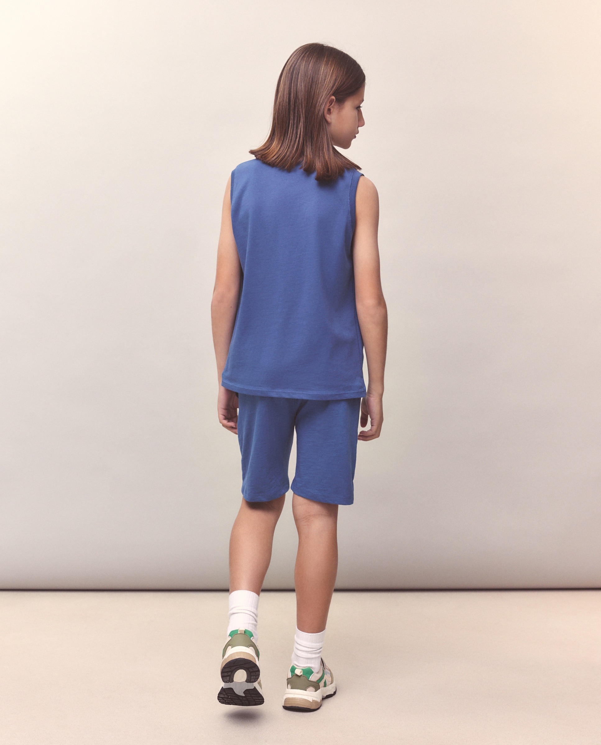 Bermudas de Felpa Single Kids El Corte Inglés 430 Azul Escuro-3