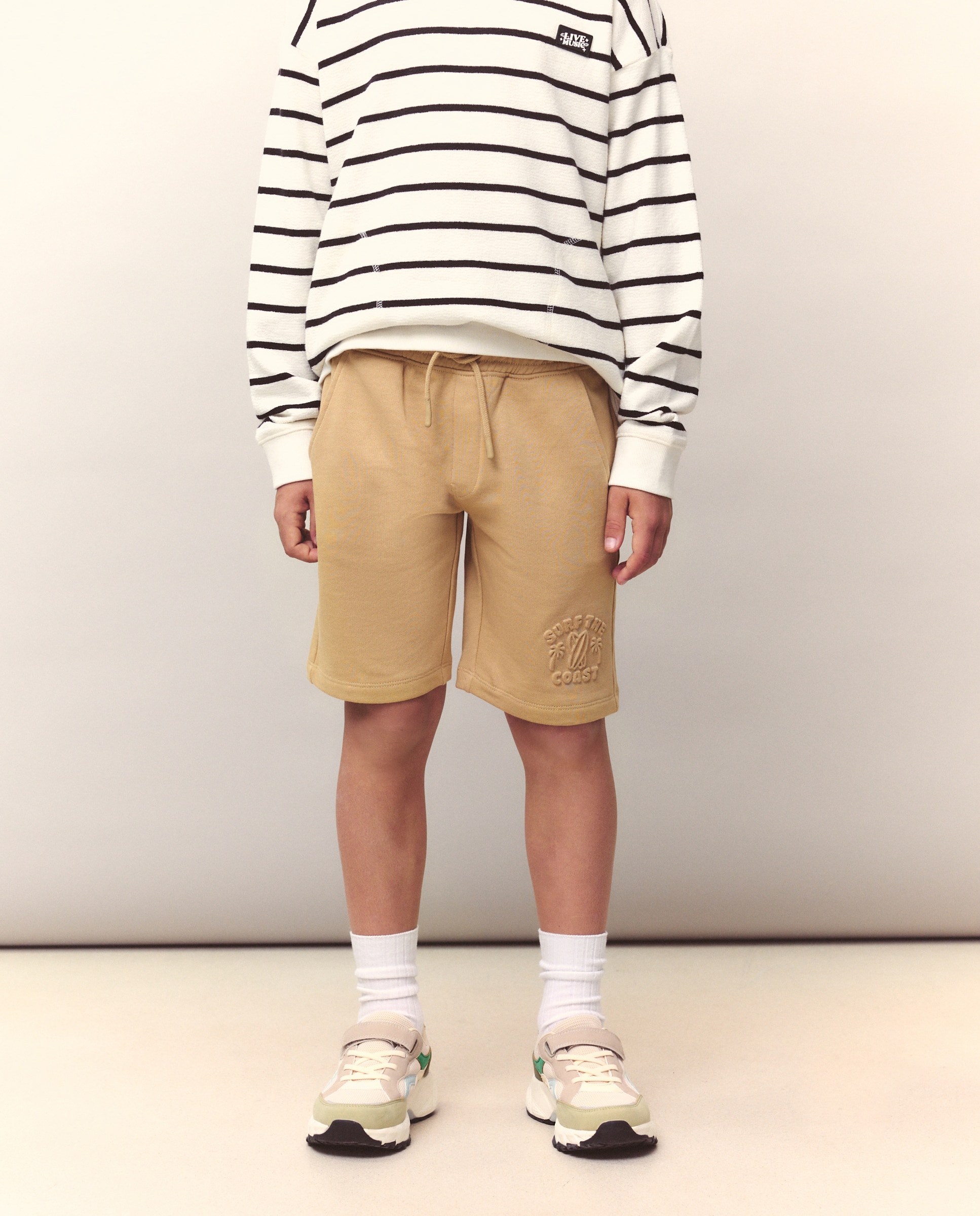 Bermudas com Fantasia Embossed Kids El Corte Inglés 730 Camel-2