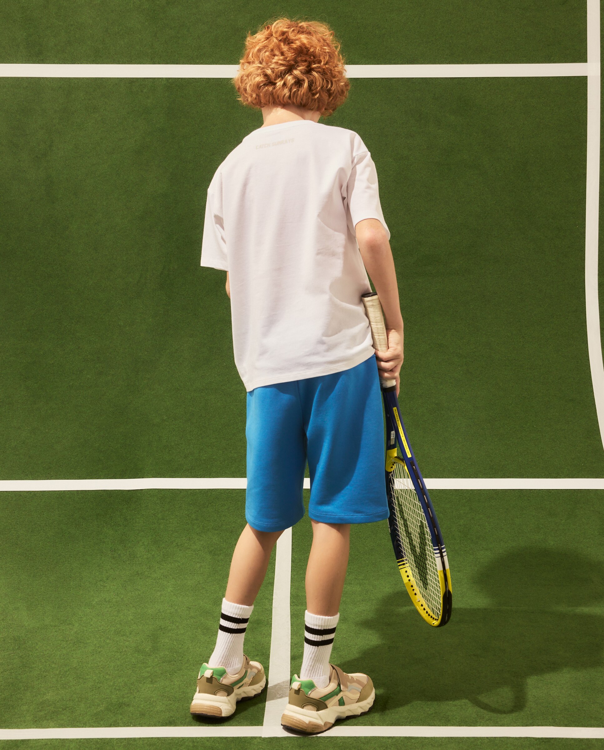 Bermudas de Felpa com Fita Kids El Corte Inglés 400 Azul-3