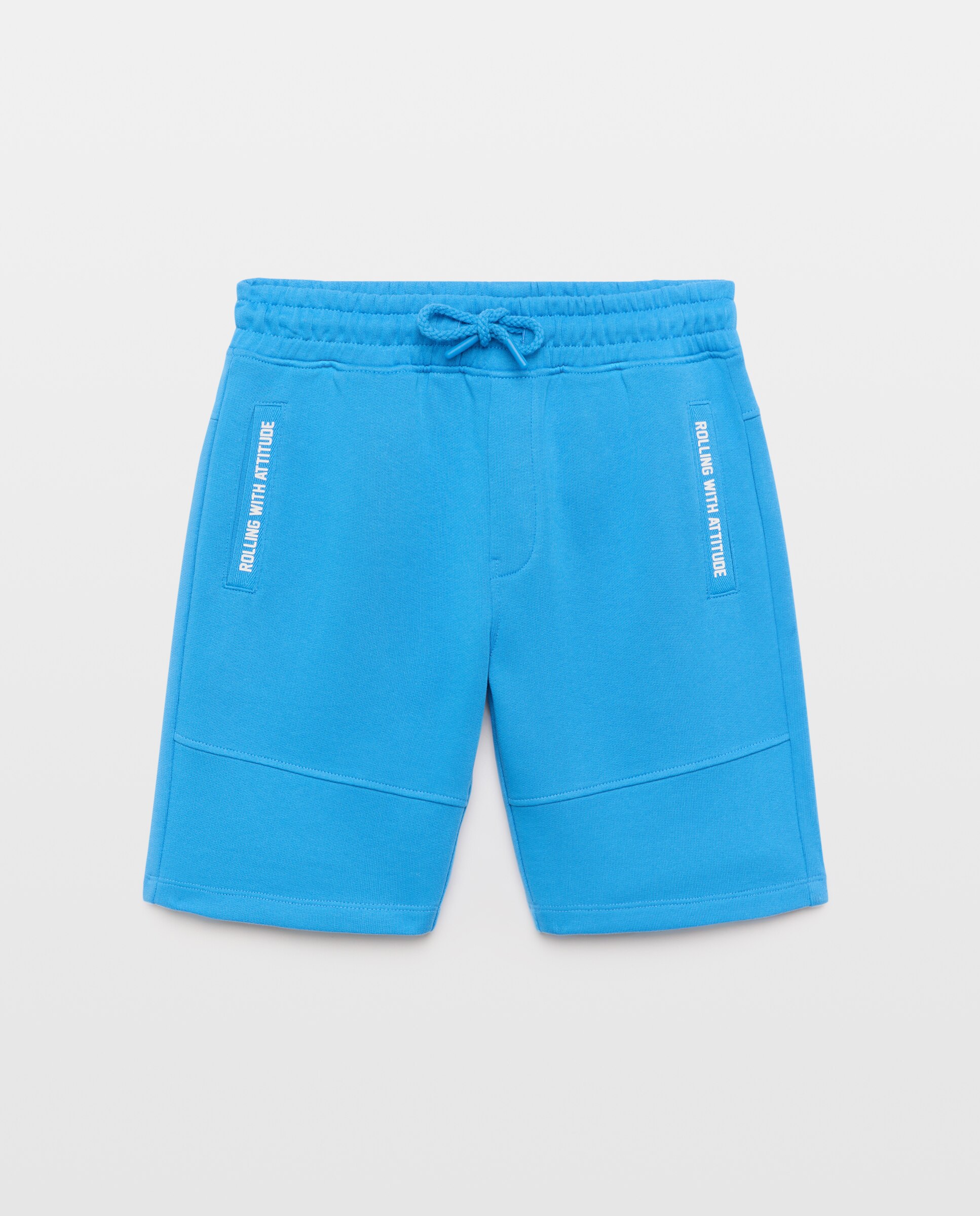 Bermudas de Felpa com Fita Kids El Corte Inglés 400 Azul-4
