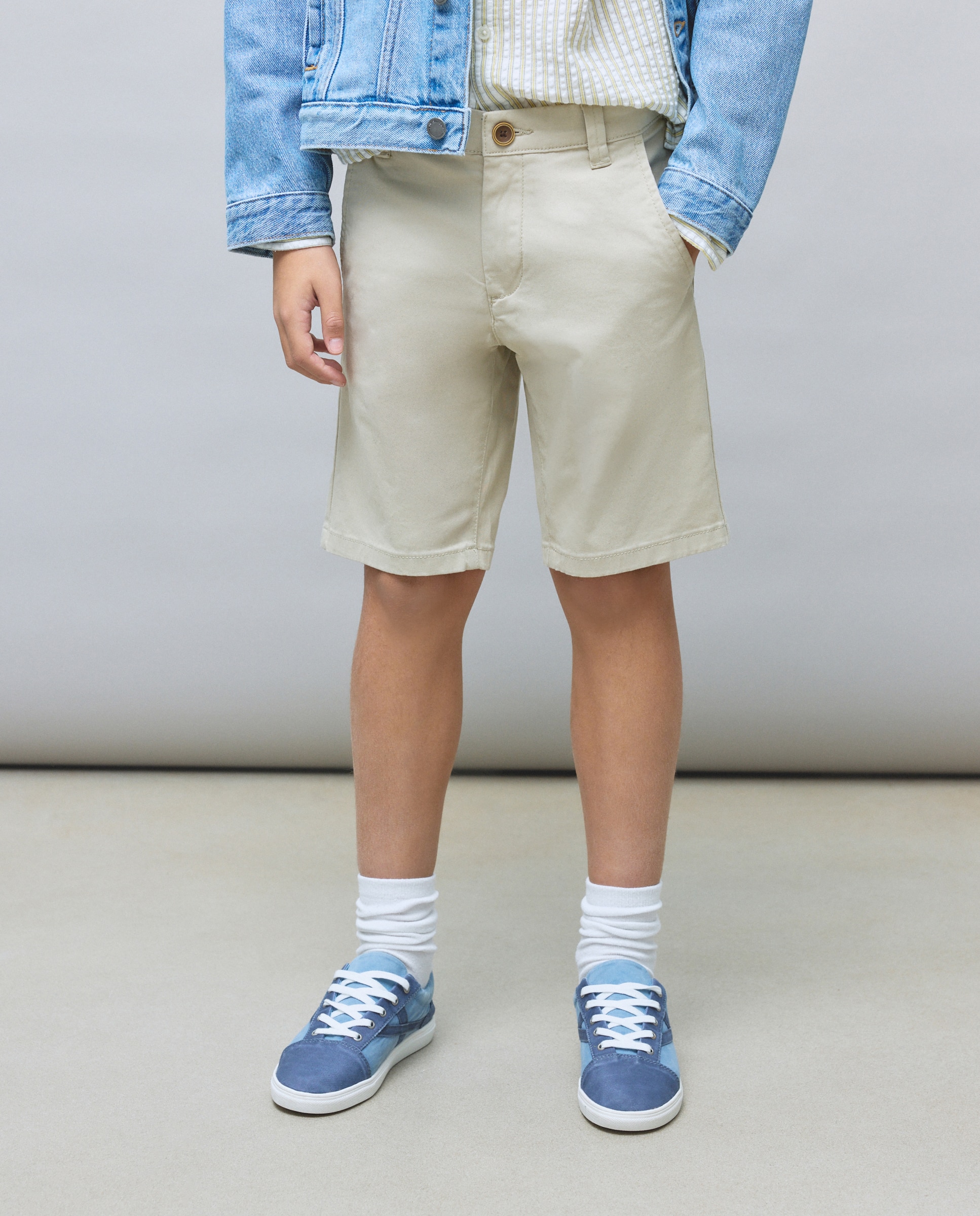 Bermuda tipo chino de niño - Kids El Corte Inglés - 850 Piedra 850 Piedra-2