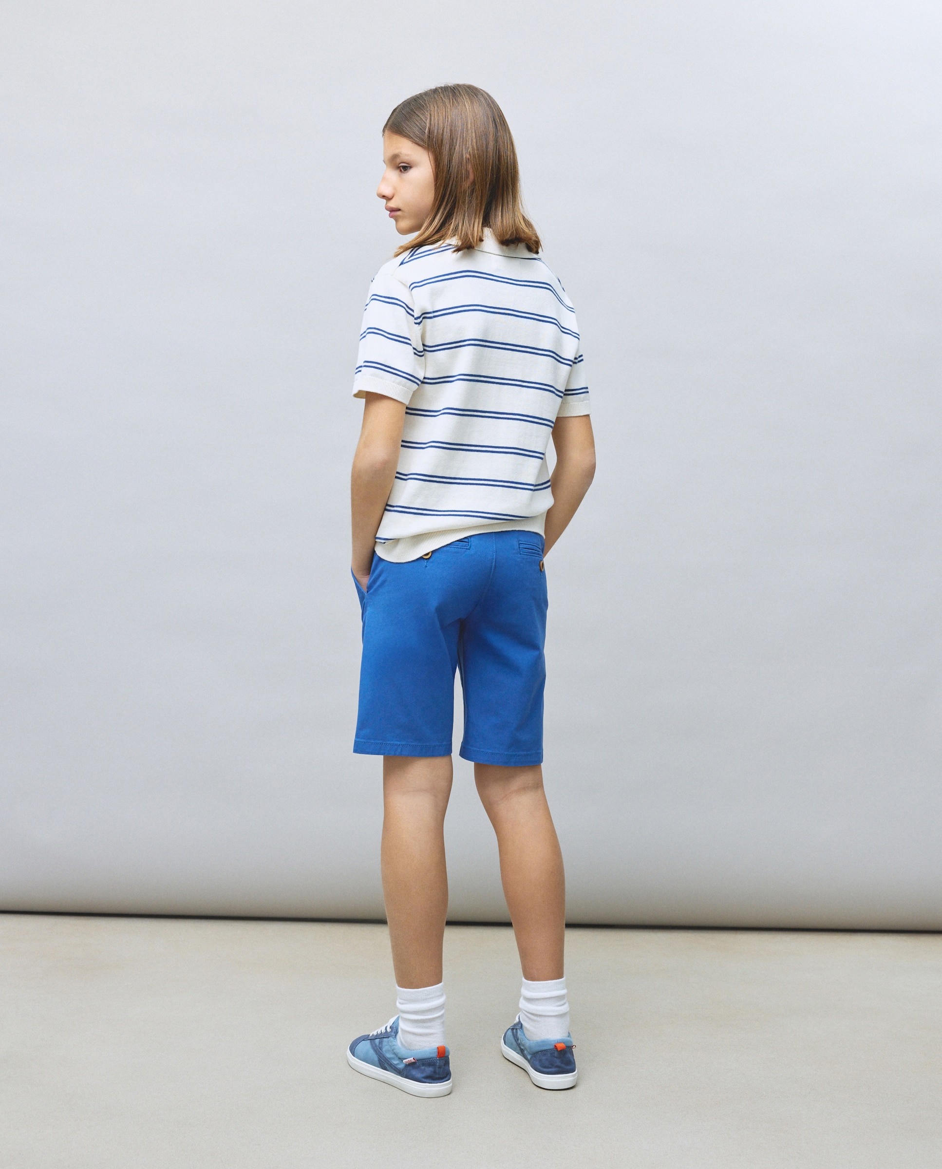 Bermudas chino Kids El Corte Inglés 400 Azul-3