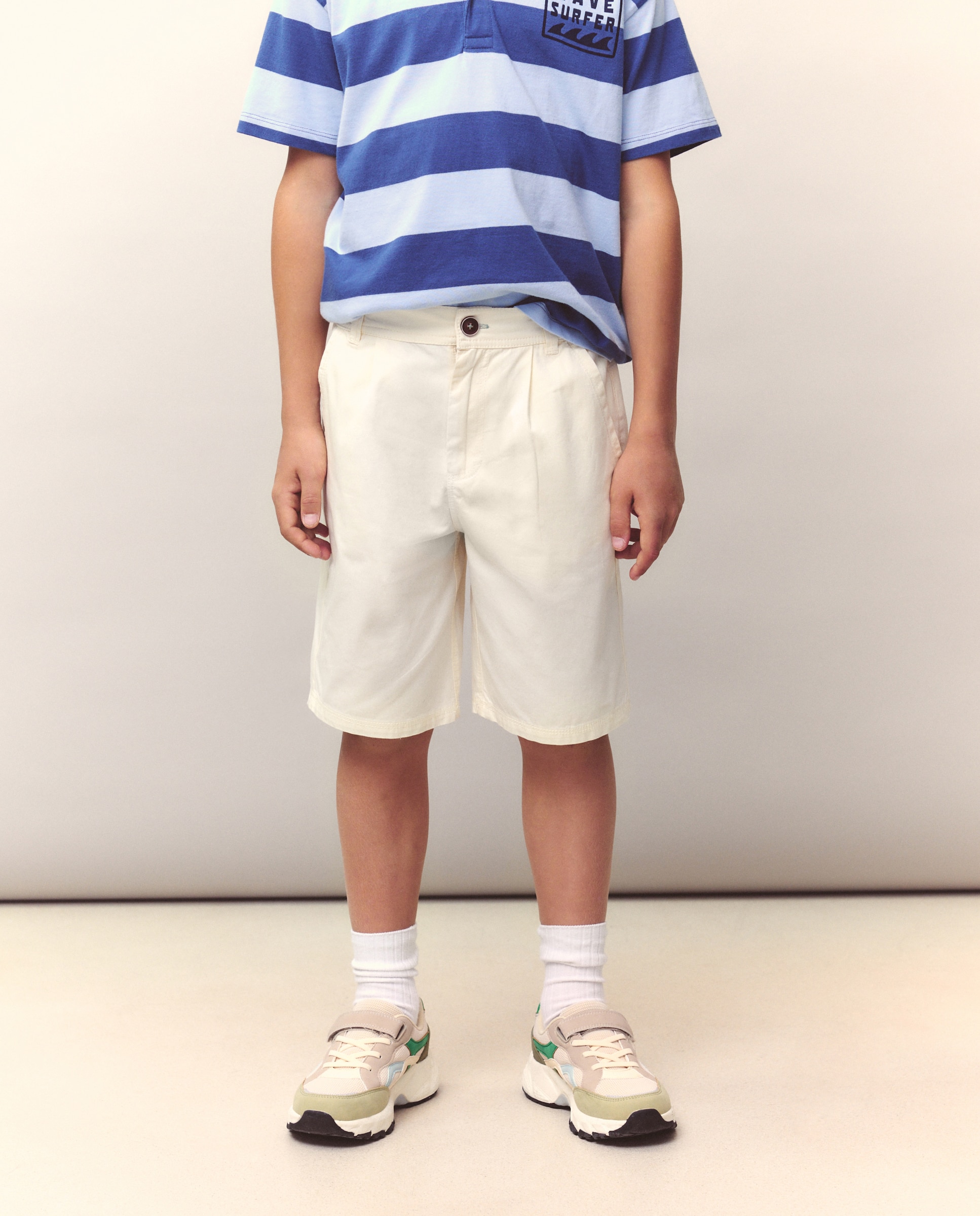 Bermudas de Sarja Ligeira Kids El Corte Inglés 120 Cru-2