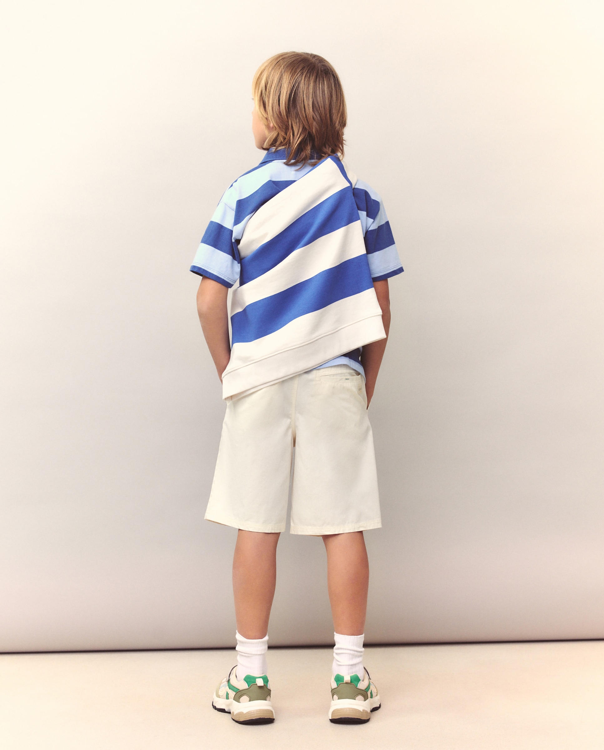 Bermudas de Sarja Ligeira Kids El Corte Inglés 120 Cru-3