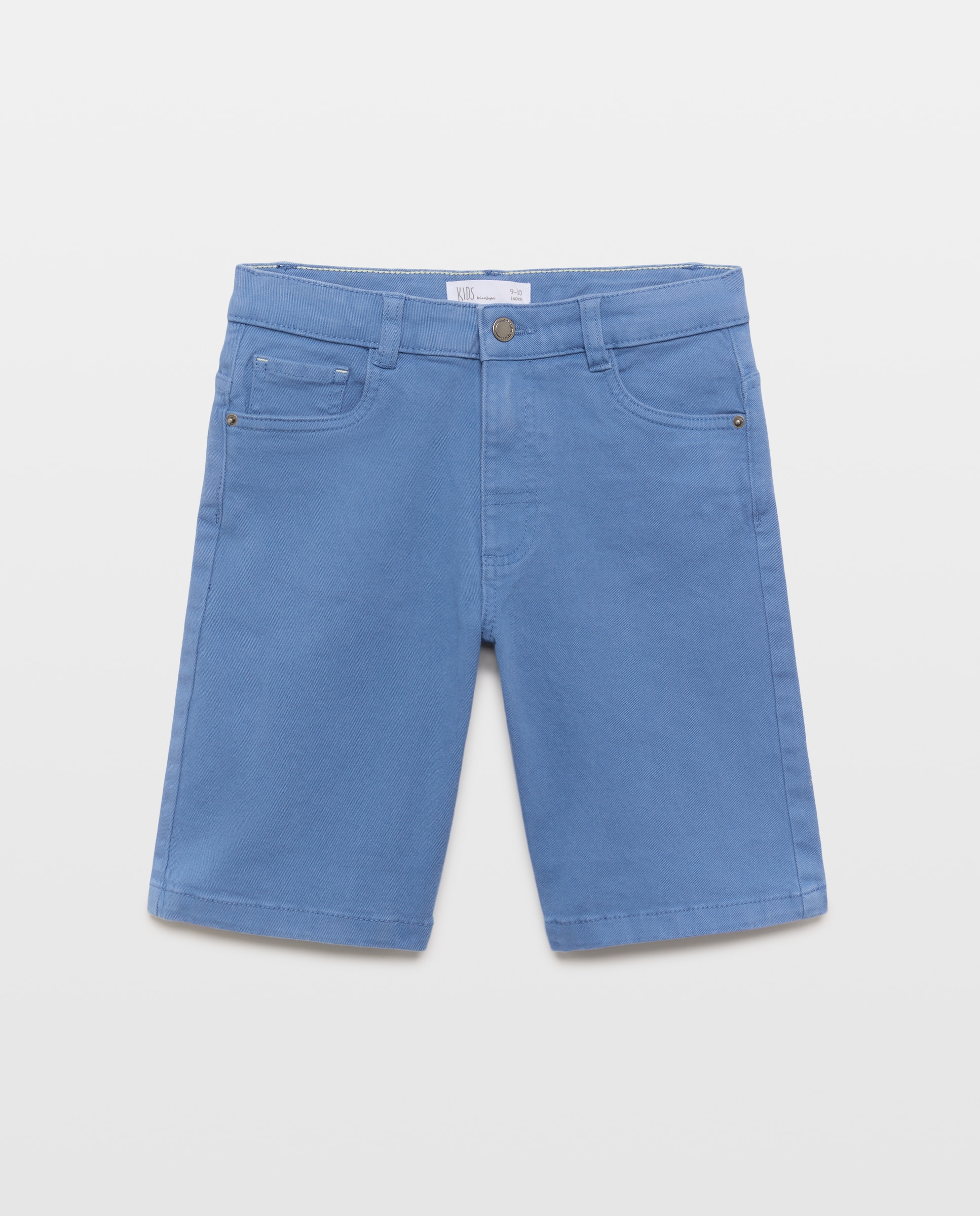 Bermudas Lisas com Cinco Bolsos Kids El Corte Inglés Azul-marinho-4