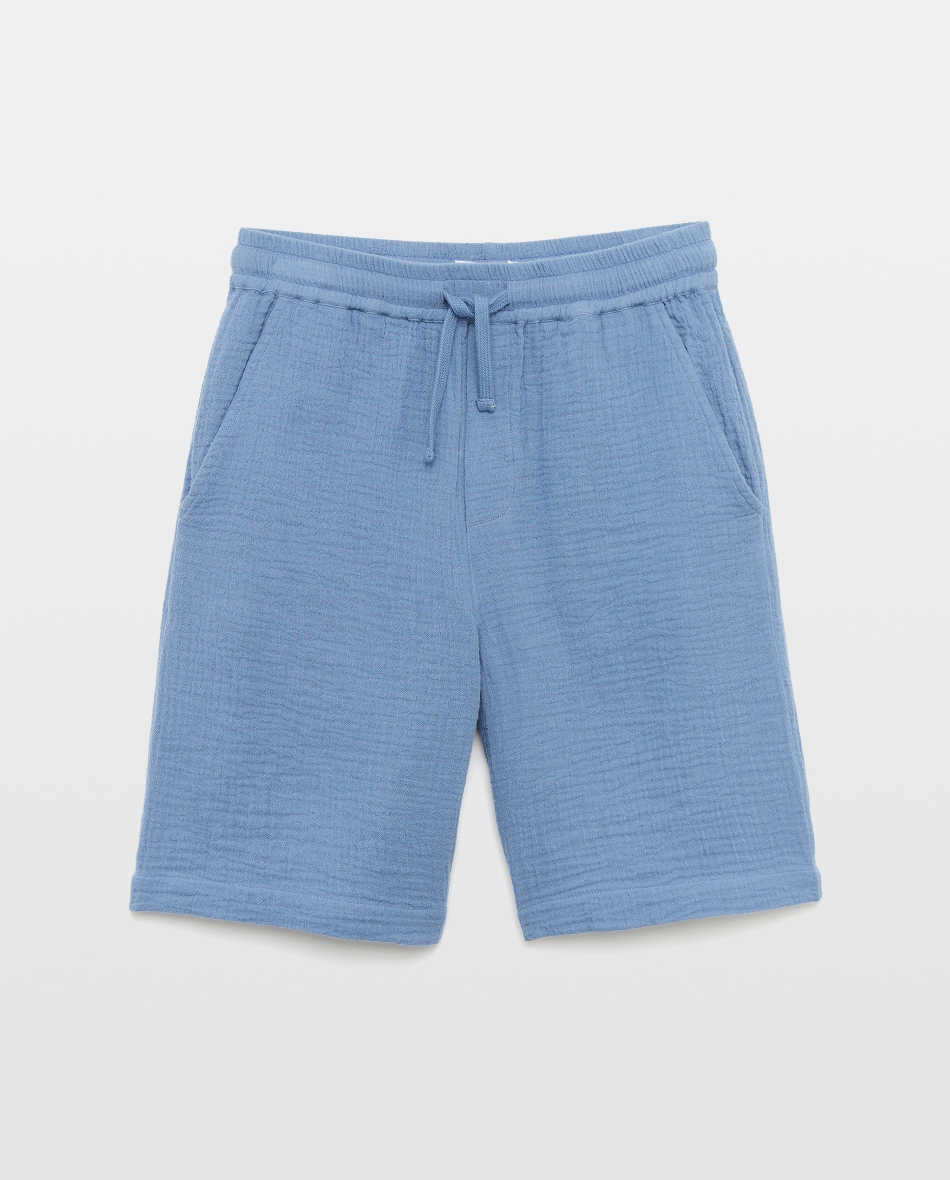 Bermudas Lisas de Chiffon Duplo Kids El Corte Inglés 400 Azul-4