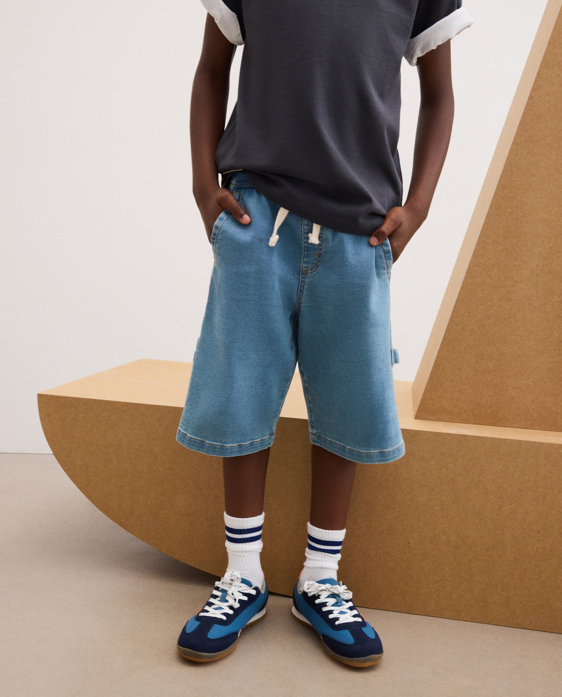Bermudas de ganga Kids El Corte Inglés 490 Petróleo-2