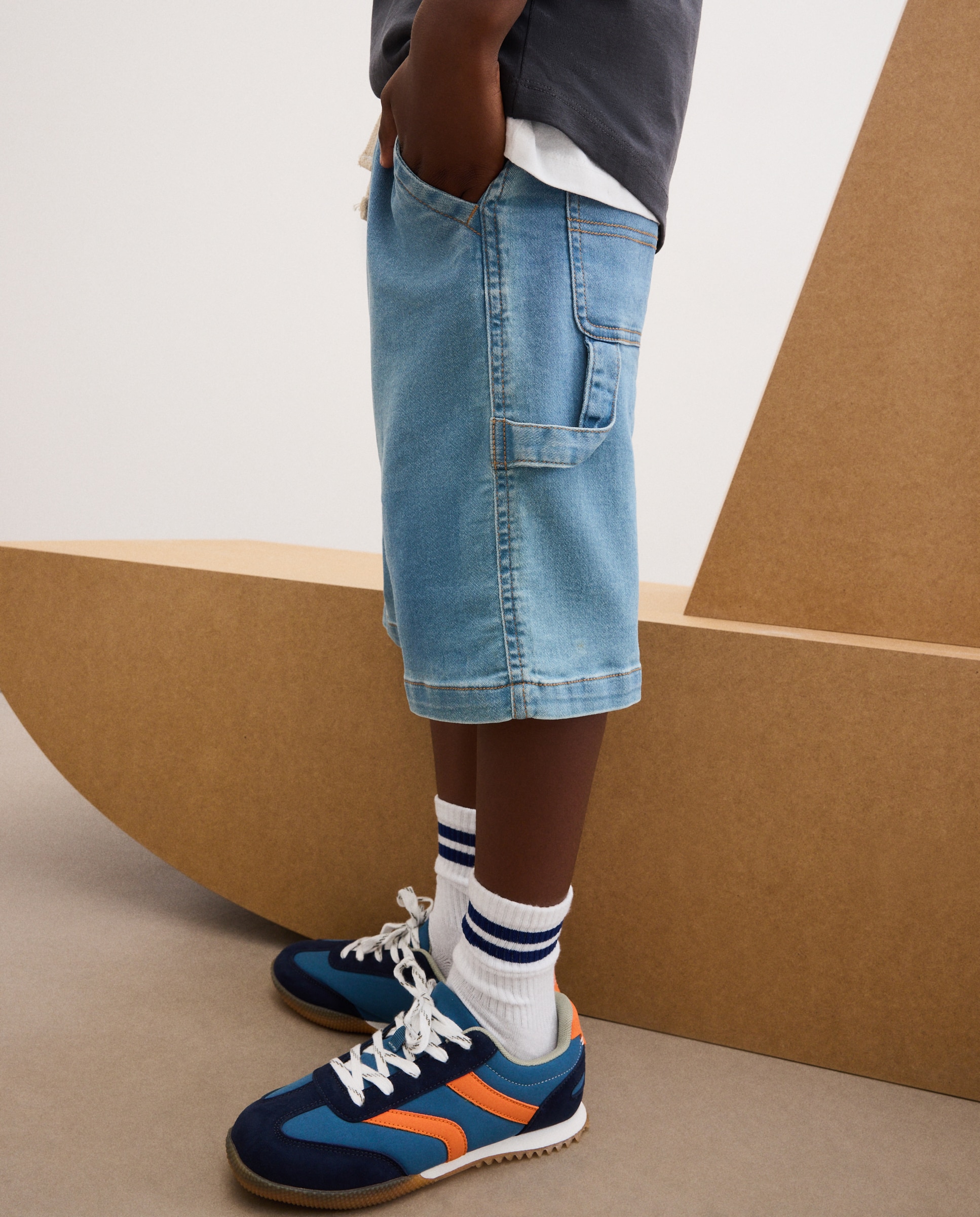 Bermudas de ganga Kids El Corte Inglés 490 Petróleo-3
